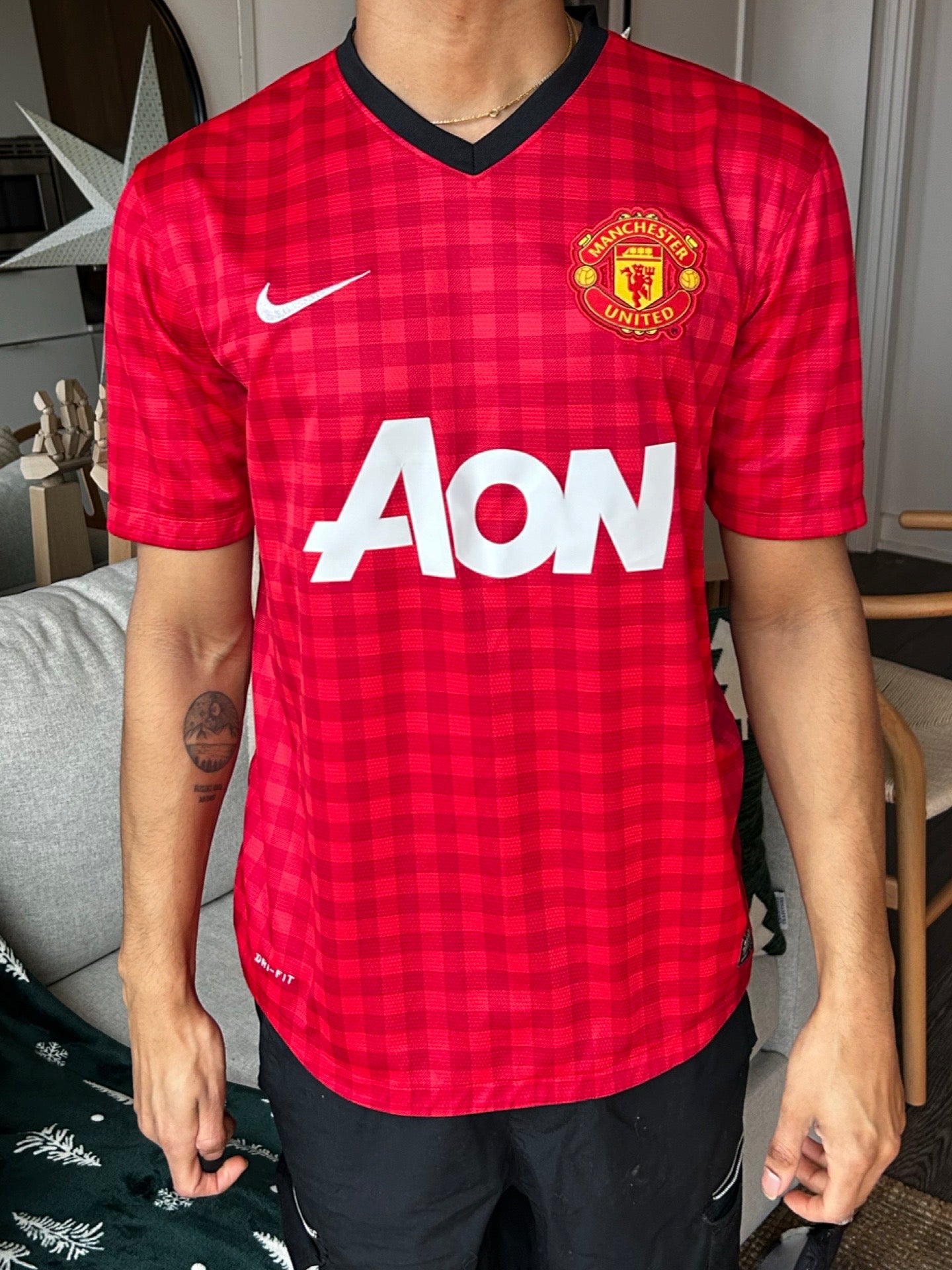 Manchester United 2012-13 Home Shirt, #20, Robin van Persie - M
