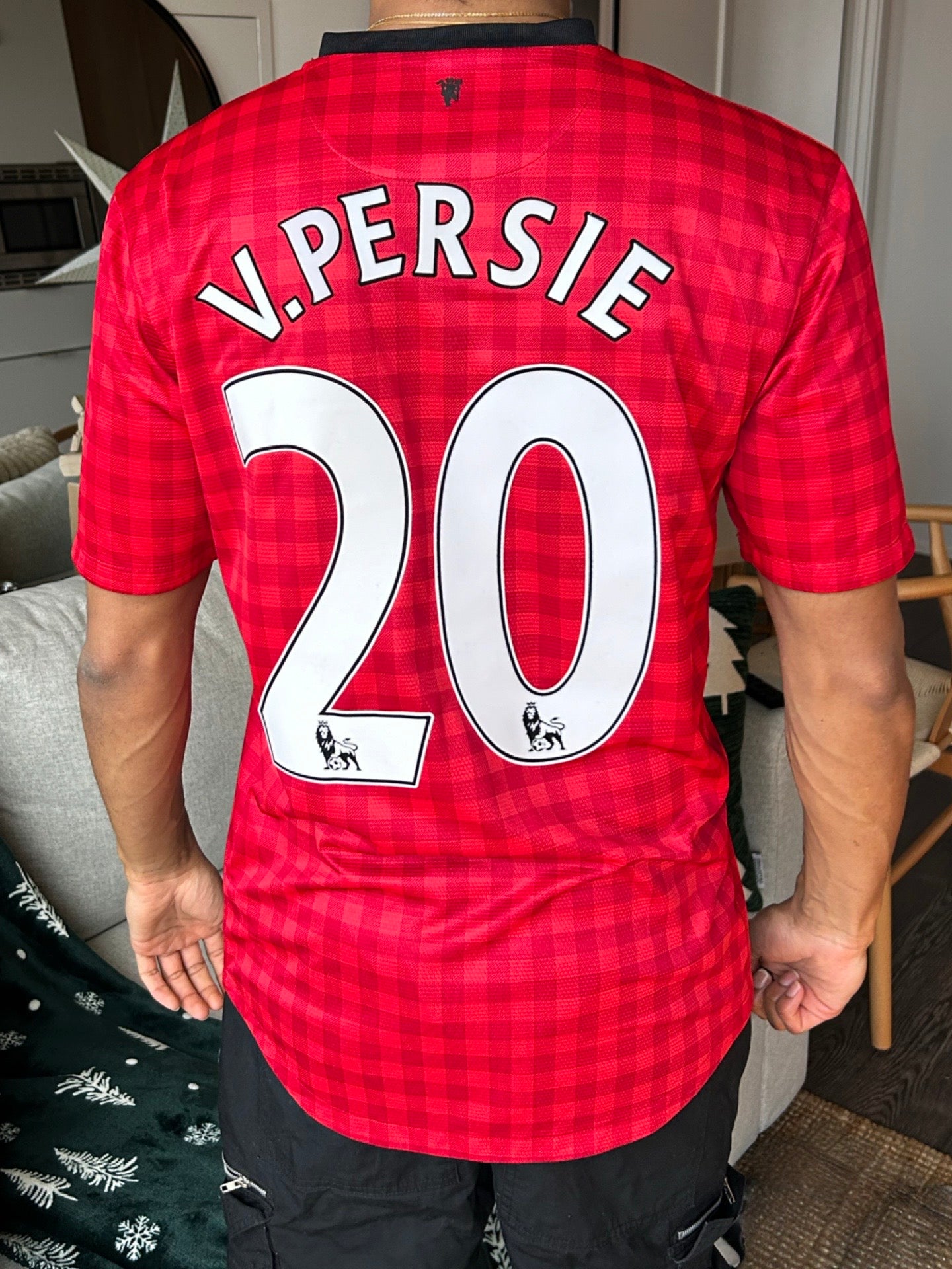 Manchester United 2012-13 Home Shirt, #20, Robin van Persie - M