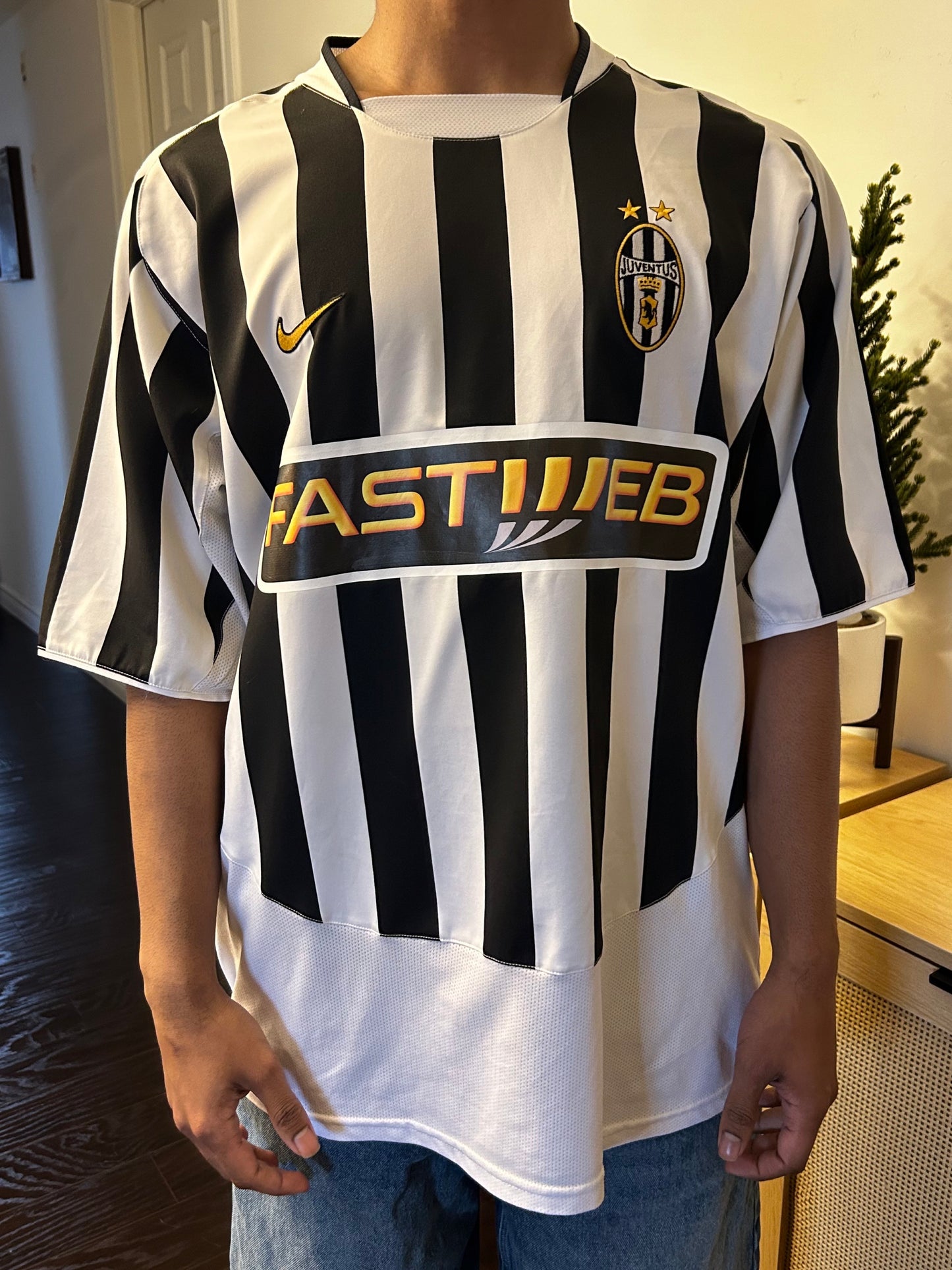 Juventus FC 2003-04 Home Shirt, #10 Alessandro Del Piero - XL
