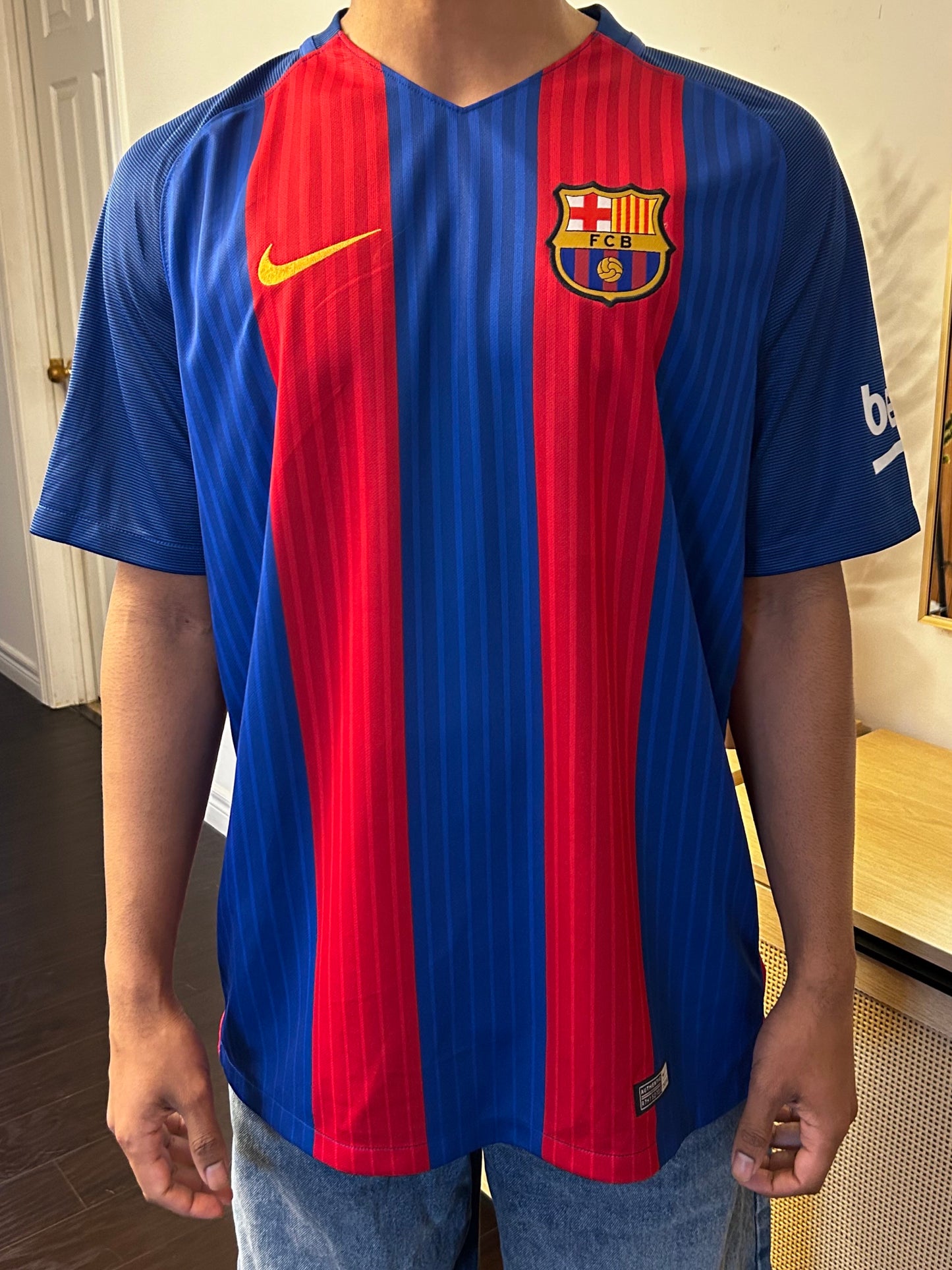 FC Barcelona 2016-17 Home Shirt, #10 Lionel Messi - L