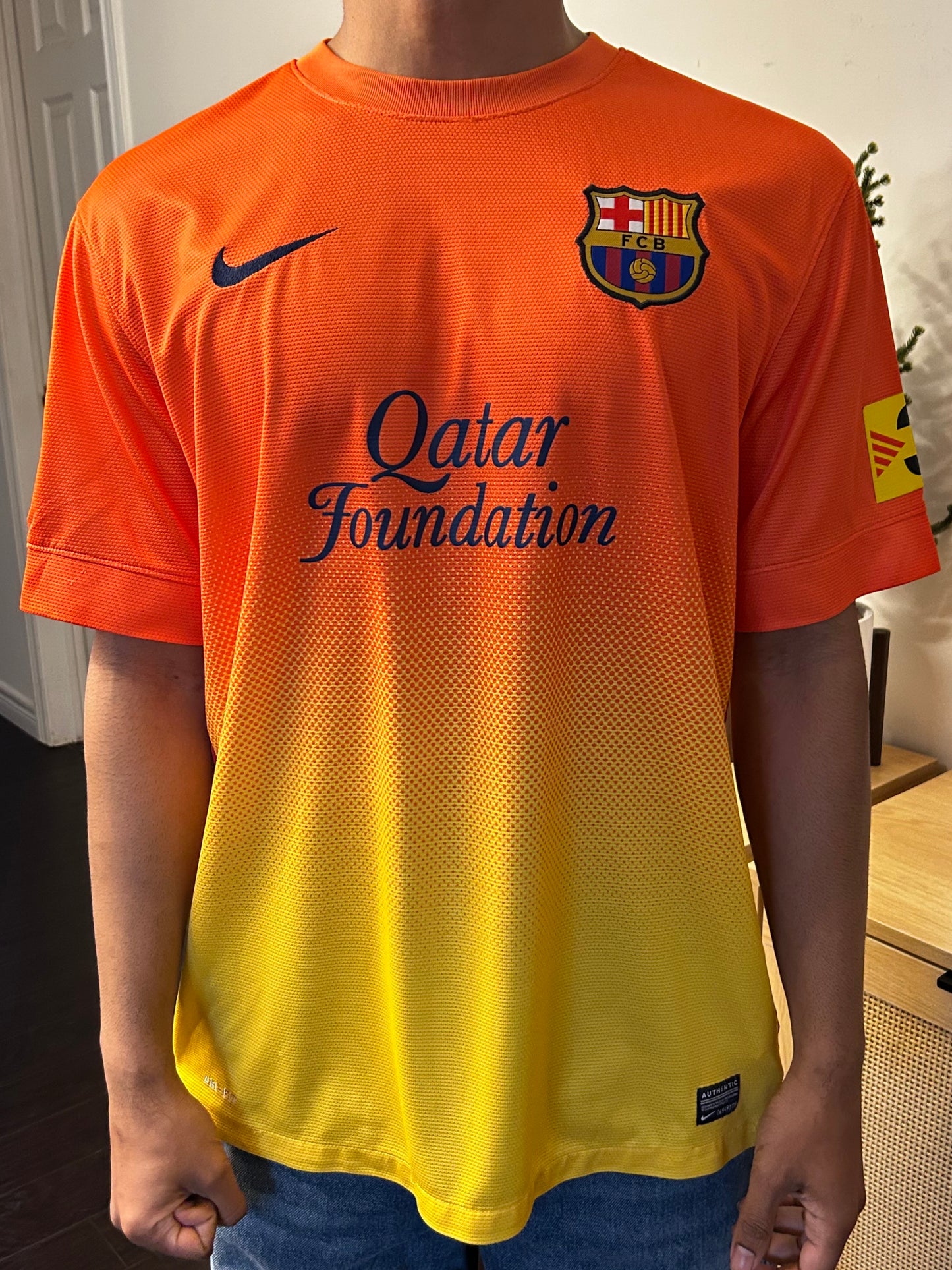 FC Barcelona 2012-13 Away Shirt, #10 Lionel Messi - L