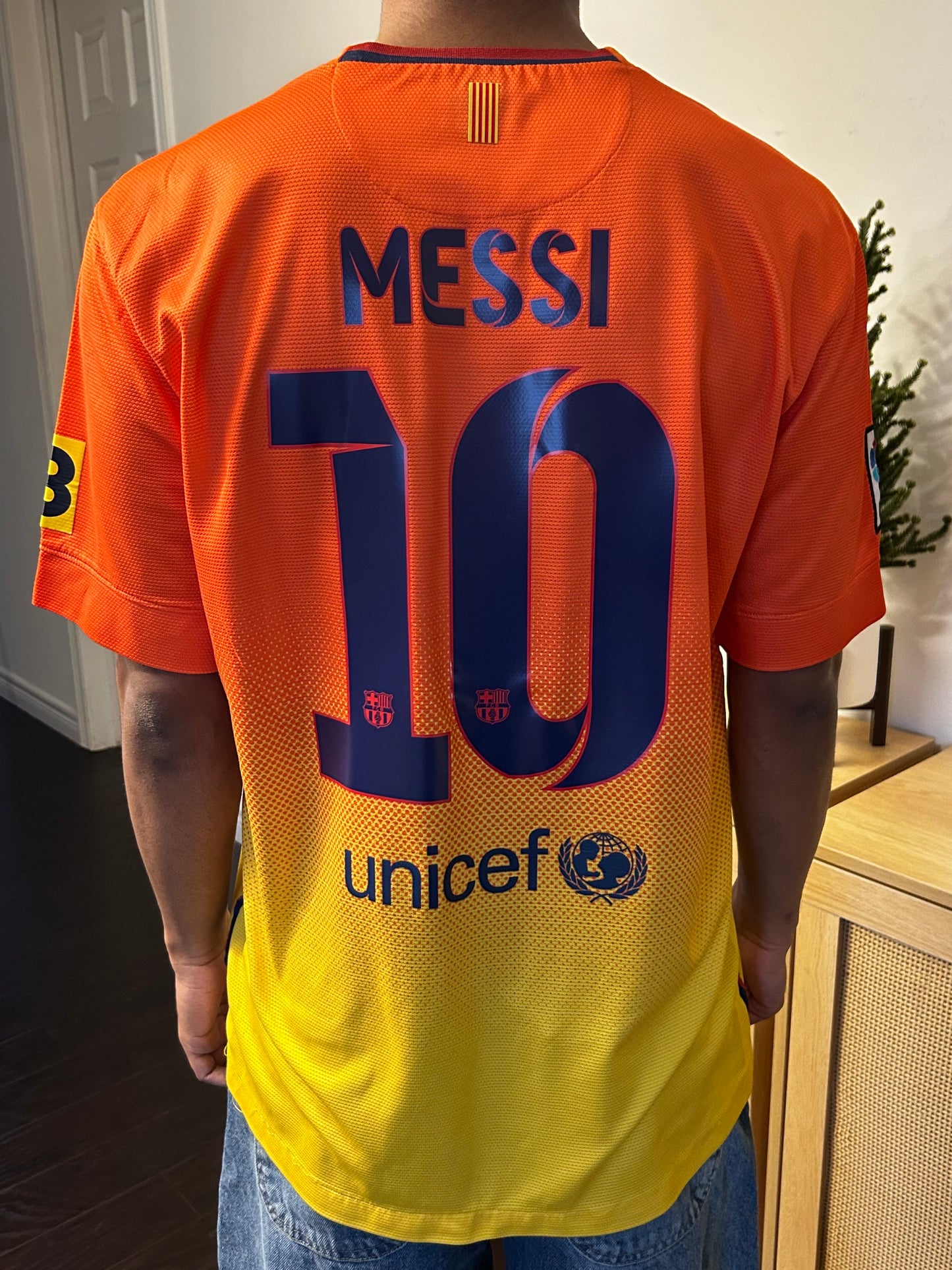 FC Barcelona 2012-13 Away Shirt, #10 Lionel Messi - L