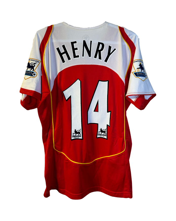 Arsenal FC 2004 / 2005 Thierry Henry 14 Retro Home Jersey Invincibles