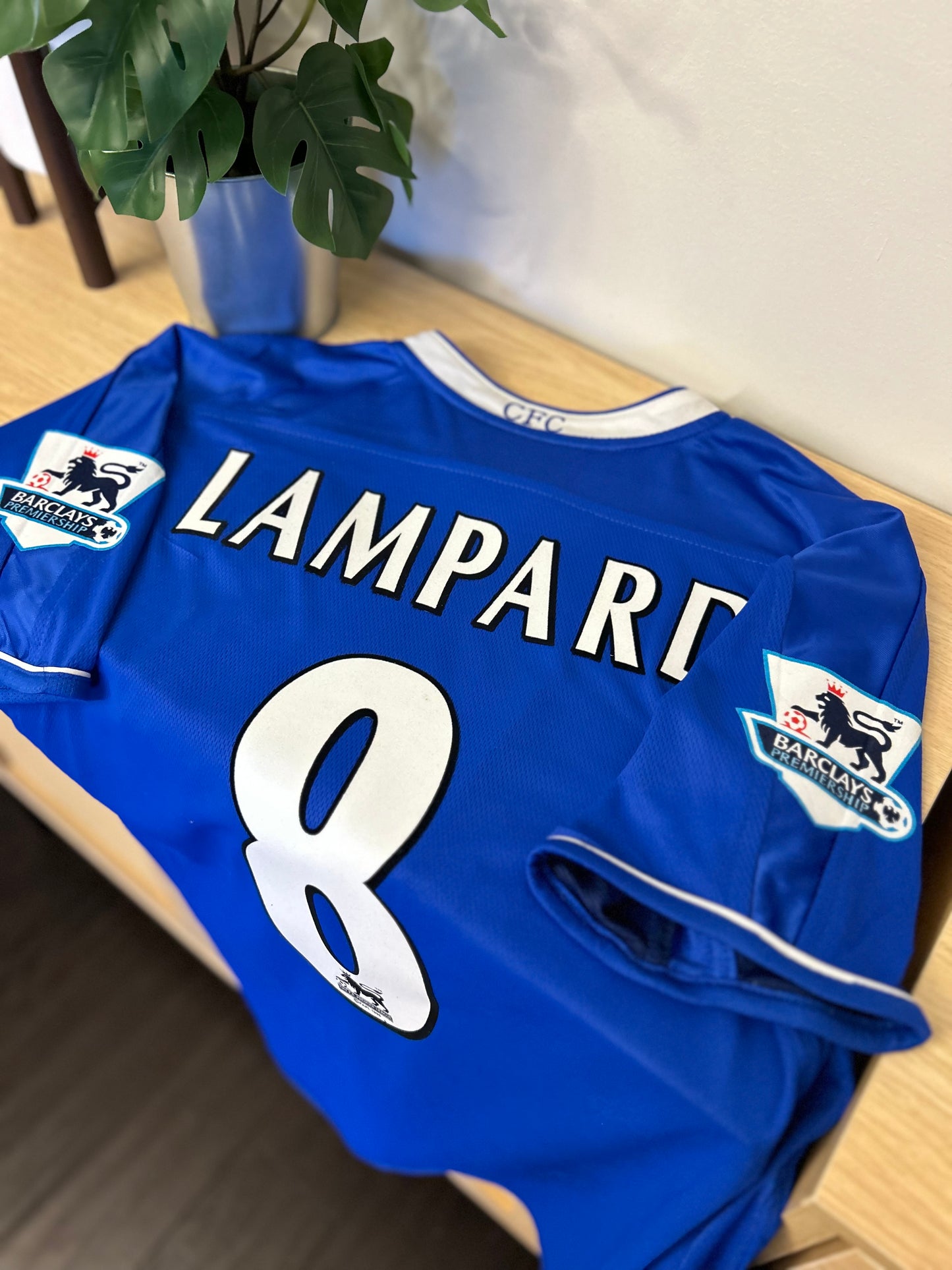 Chelsea FC 2004-05 Home Shirt, #8 Frank Lampard - M