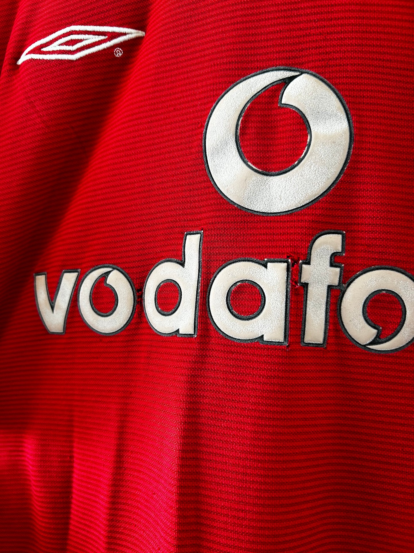 Manchester United 2001-02 Home Shirt, #7 David Beckham - M