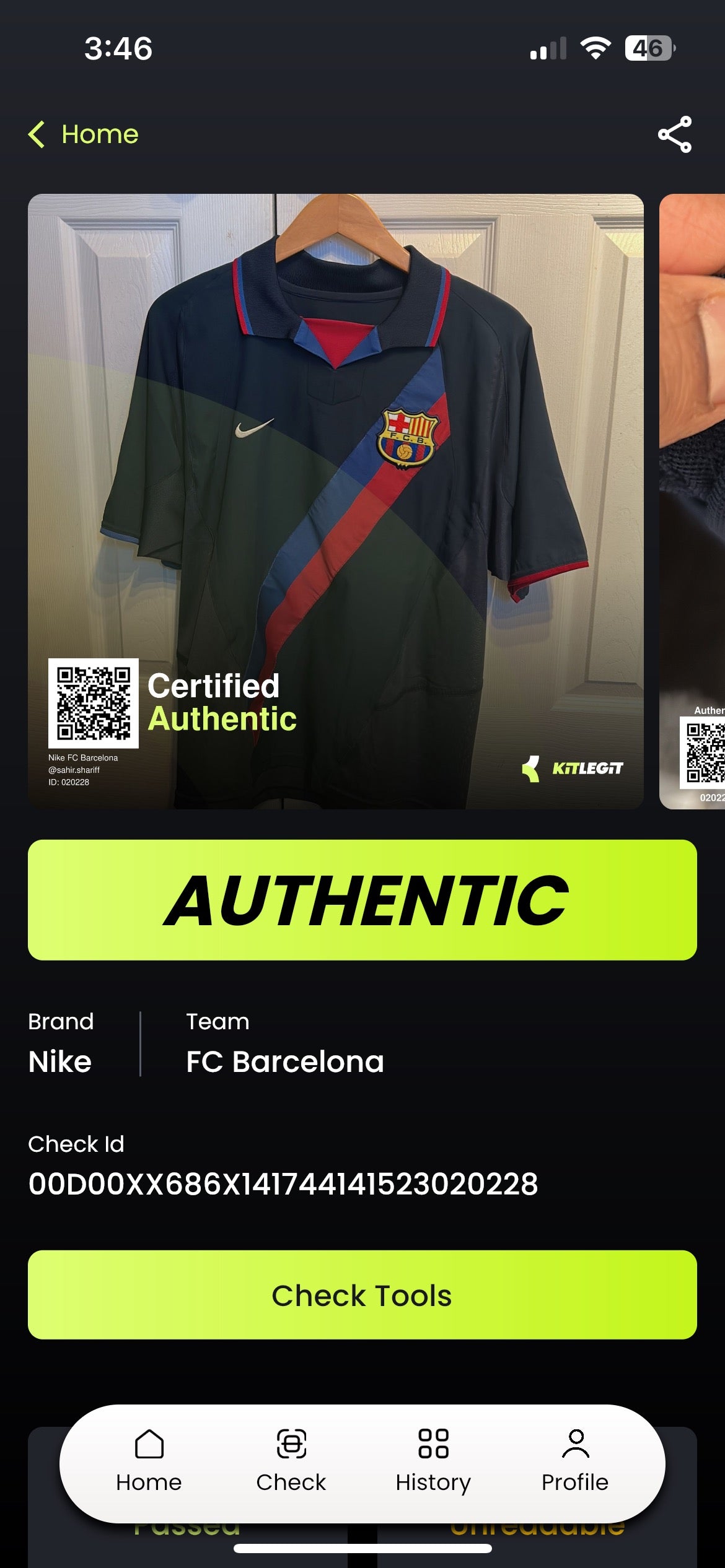 FC Barcelona 2002-03 Away Shirt, #10 Ronaldinho - S