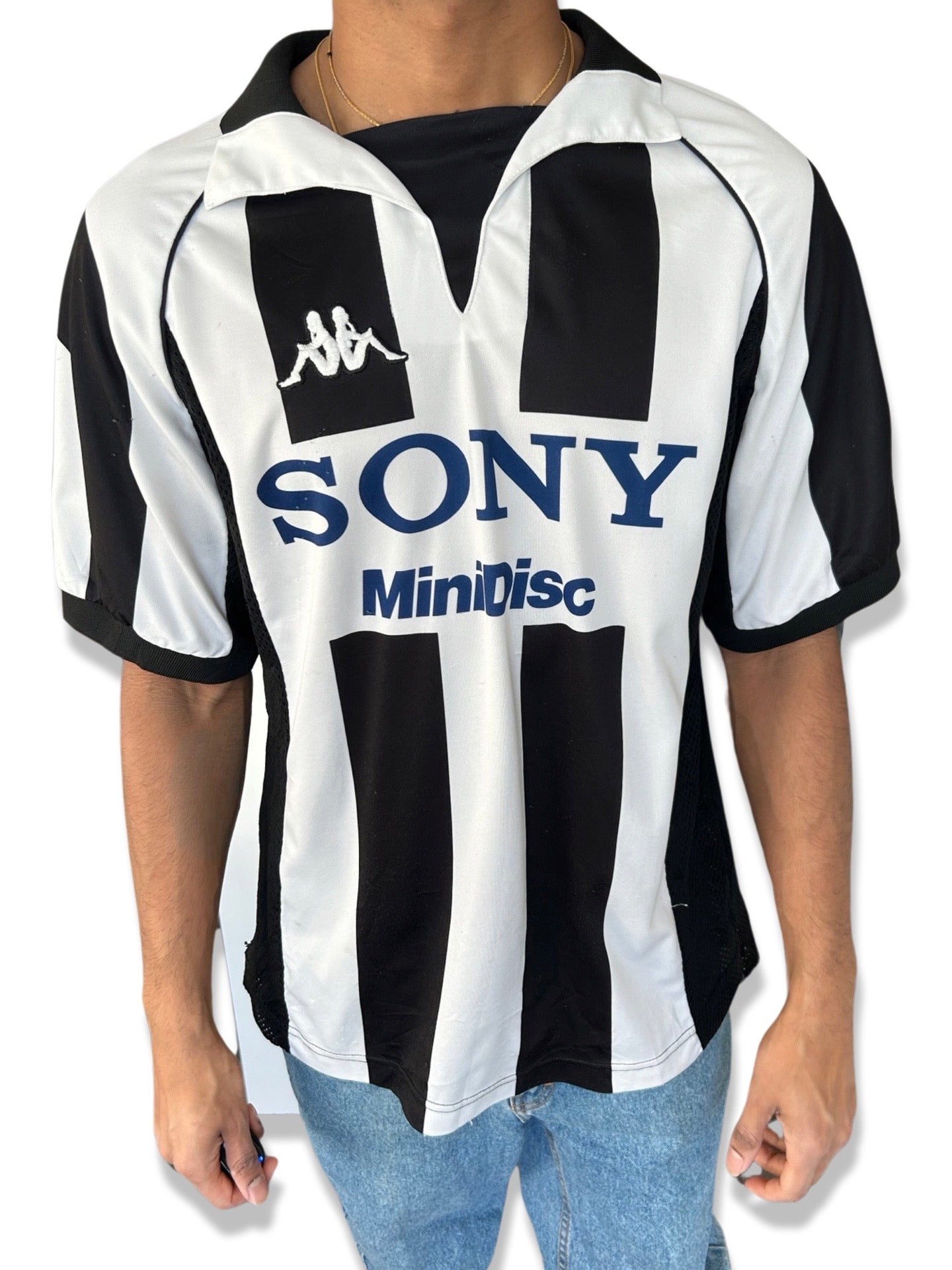 Juventus FC 1997-98 Centurian Home Shirt, #21 Zinedine Zidane - M