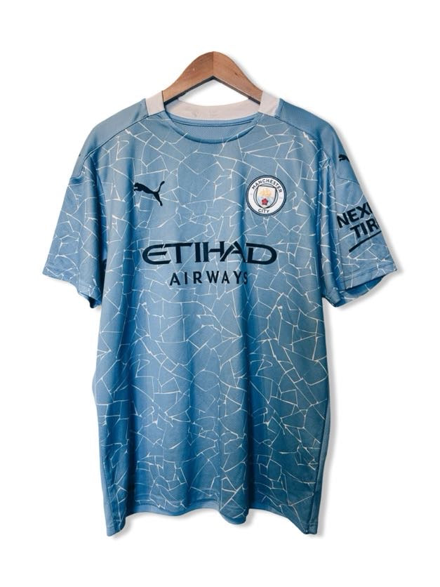 Manchester City 2020-21 Home Shirt, #17 Kevin De Bruyne - L