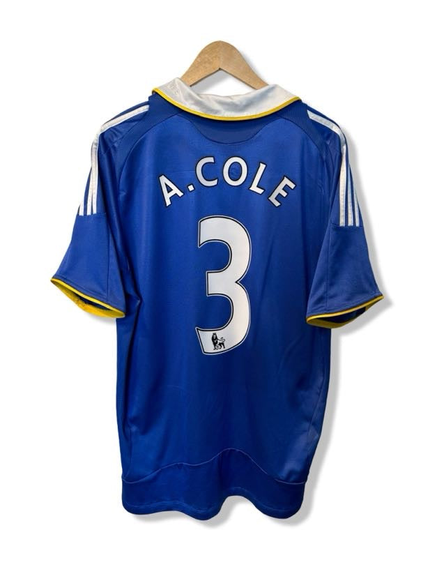 Chelsea FC 2008-09 Home Shirt, #3 Ashley Cole - L