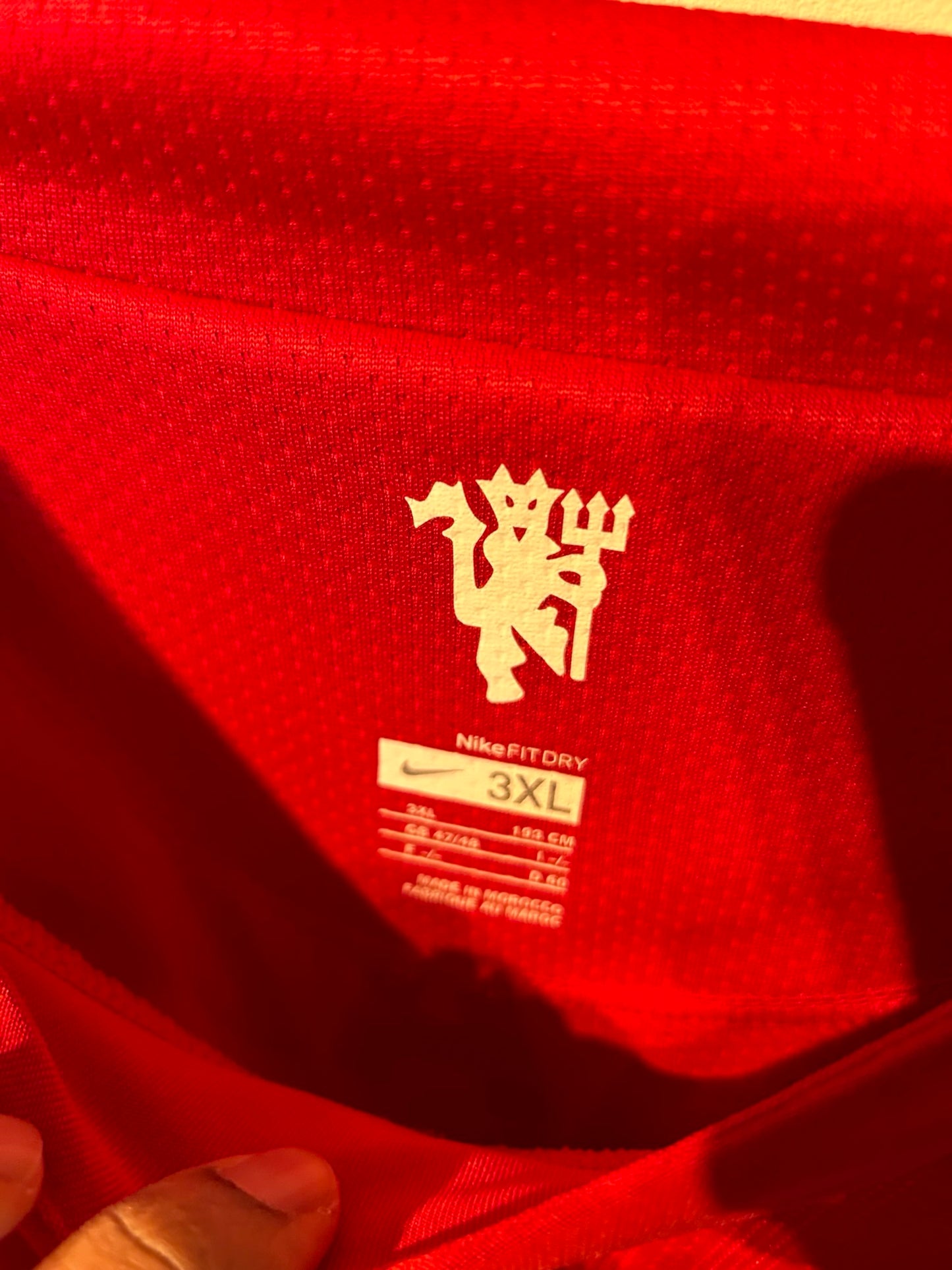 Manchester United 2007-08 Home Shirt, #7 Cristiano Ronaldo - 3XL