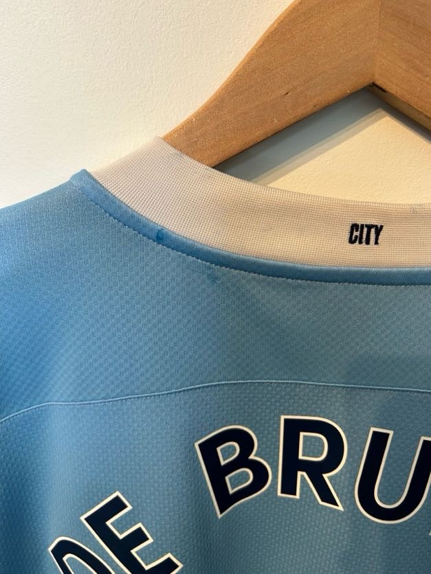 Manchester City 2020-21 Home Shirt, #17 Kevin De Bruyne - L