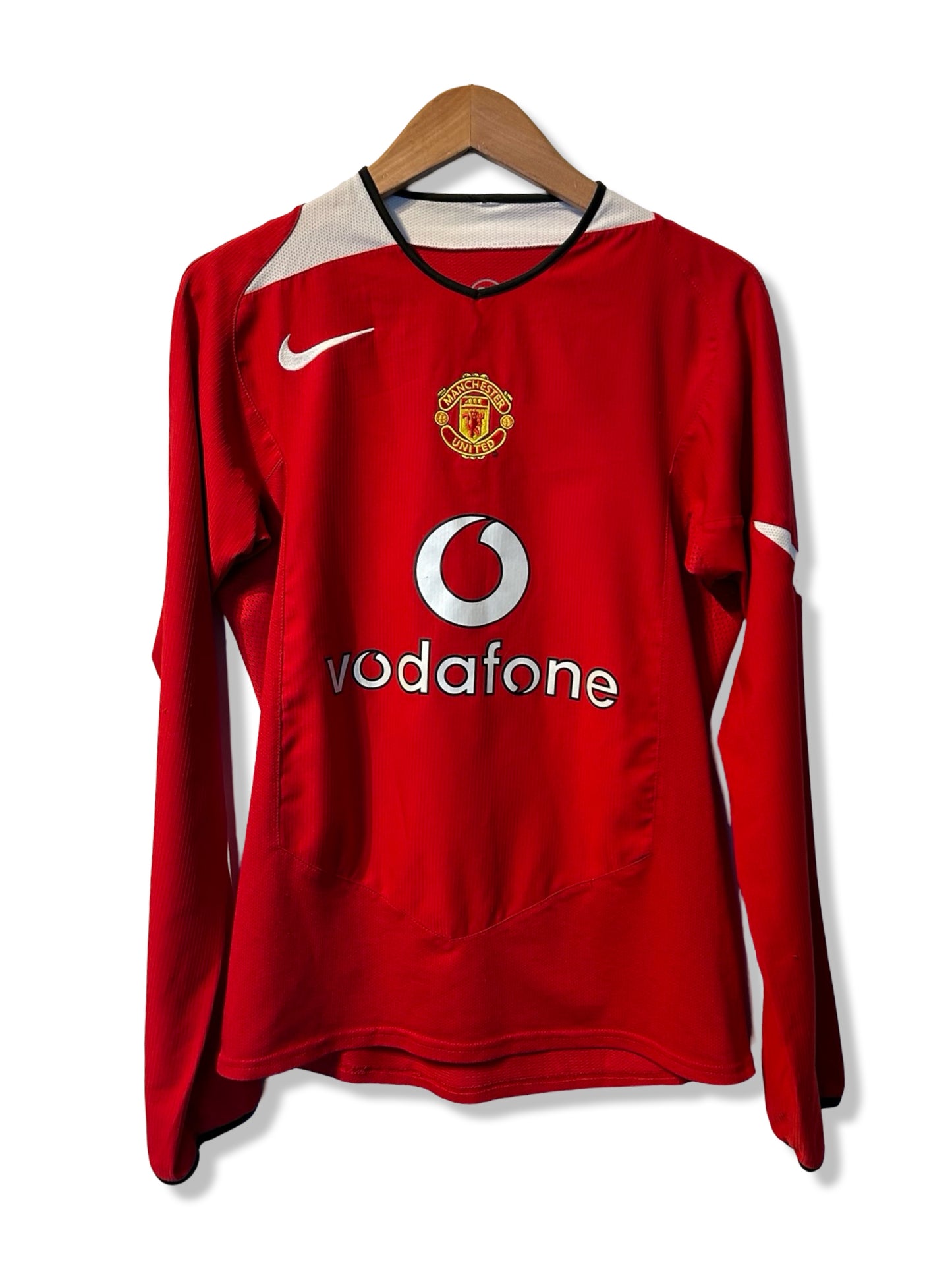 Manchester United 2004-06 Home Shirt, #7 Cristiano Ronaldo (LS) - S