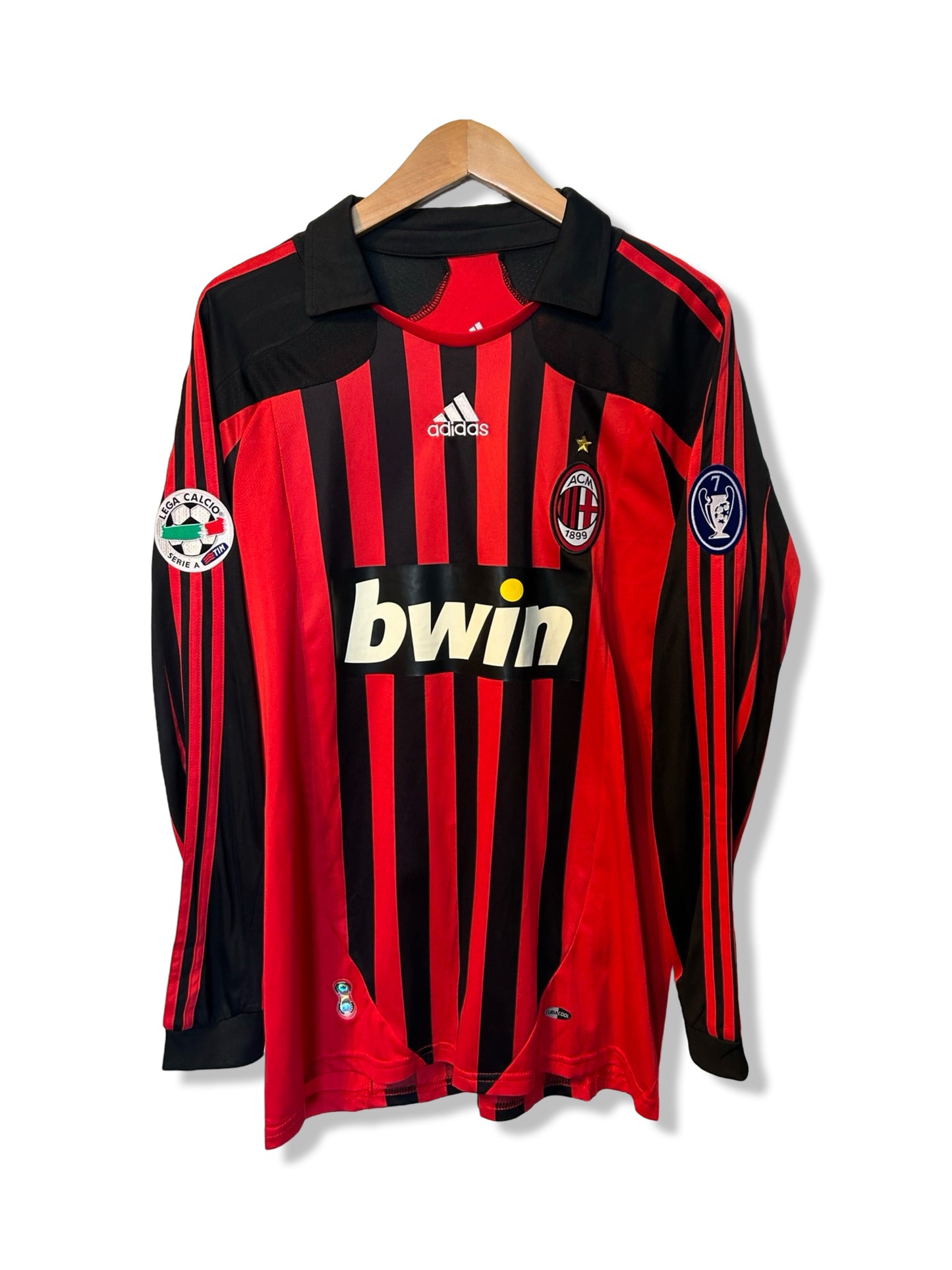 AC Milan 2007-08 Home shirt, #22 Kaka (L/S) - L