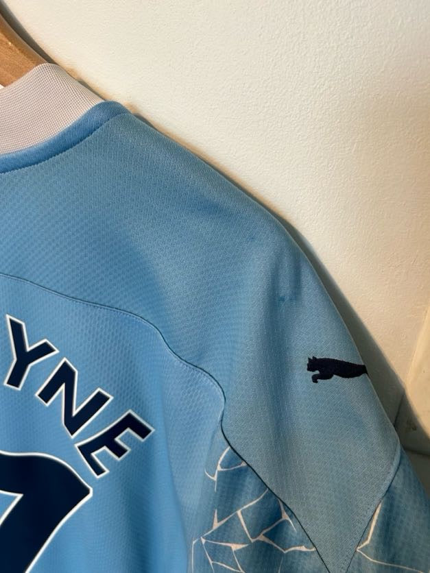 Manchester City 2020-21 Home Shirt, #17 Kevin De Bruyne - L