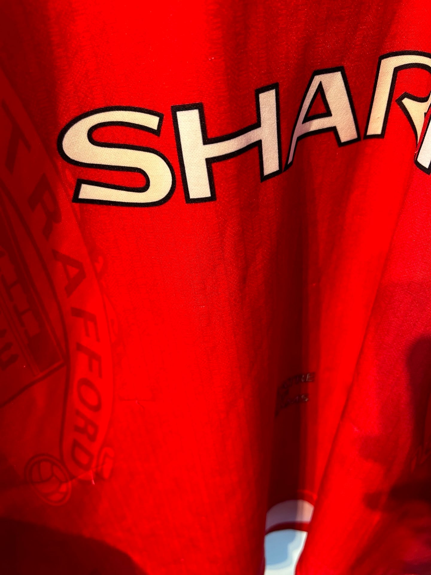 Manchester United 1997-98 Home Shirt, #7 David Beckham - XL