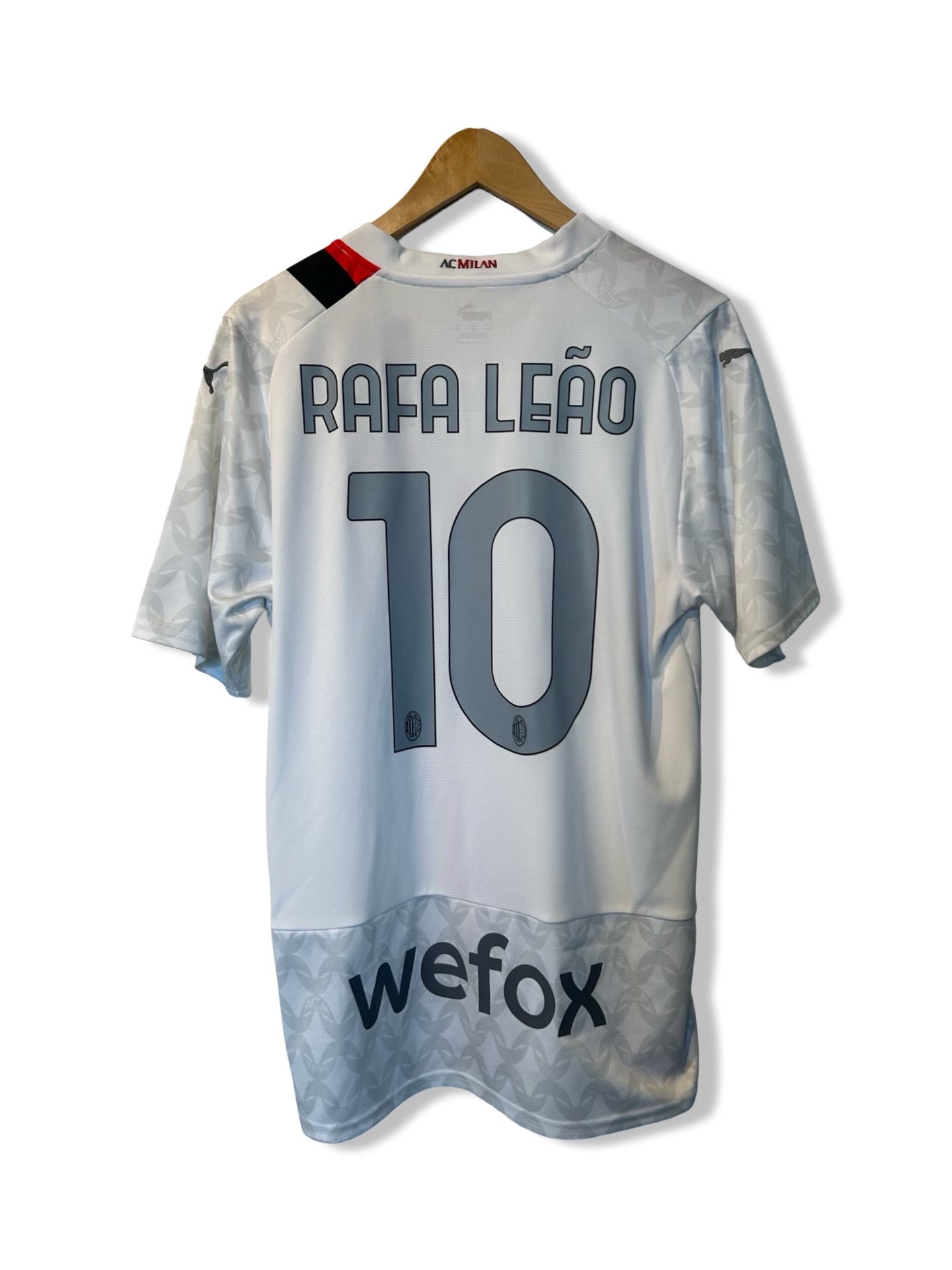 AC Milan 2023-24 Away Shirt, Rafa Leao #10 - M