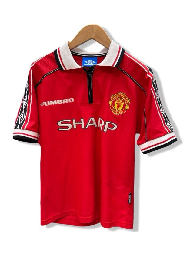 Manchester United 1998-99 Home Shirt, #16 Roy Keane - M