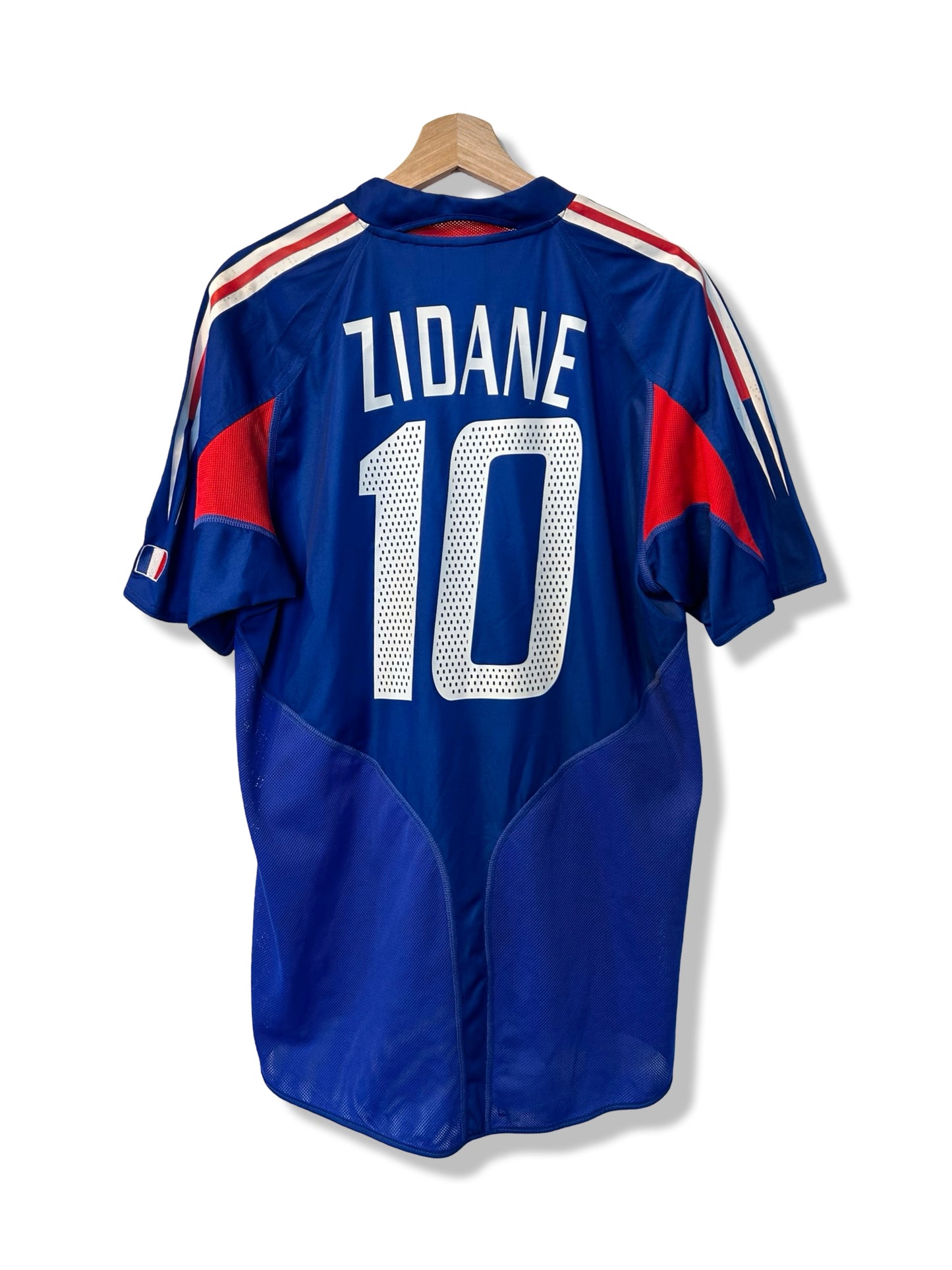 France 2004 Home Shirt, #10 Zinedine Zidane - M