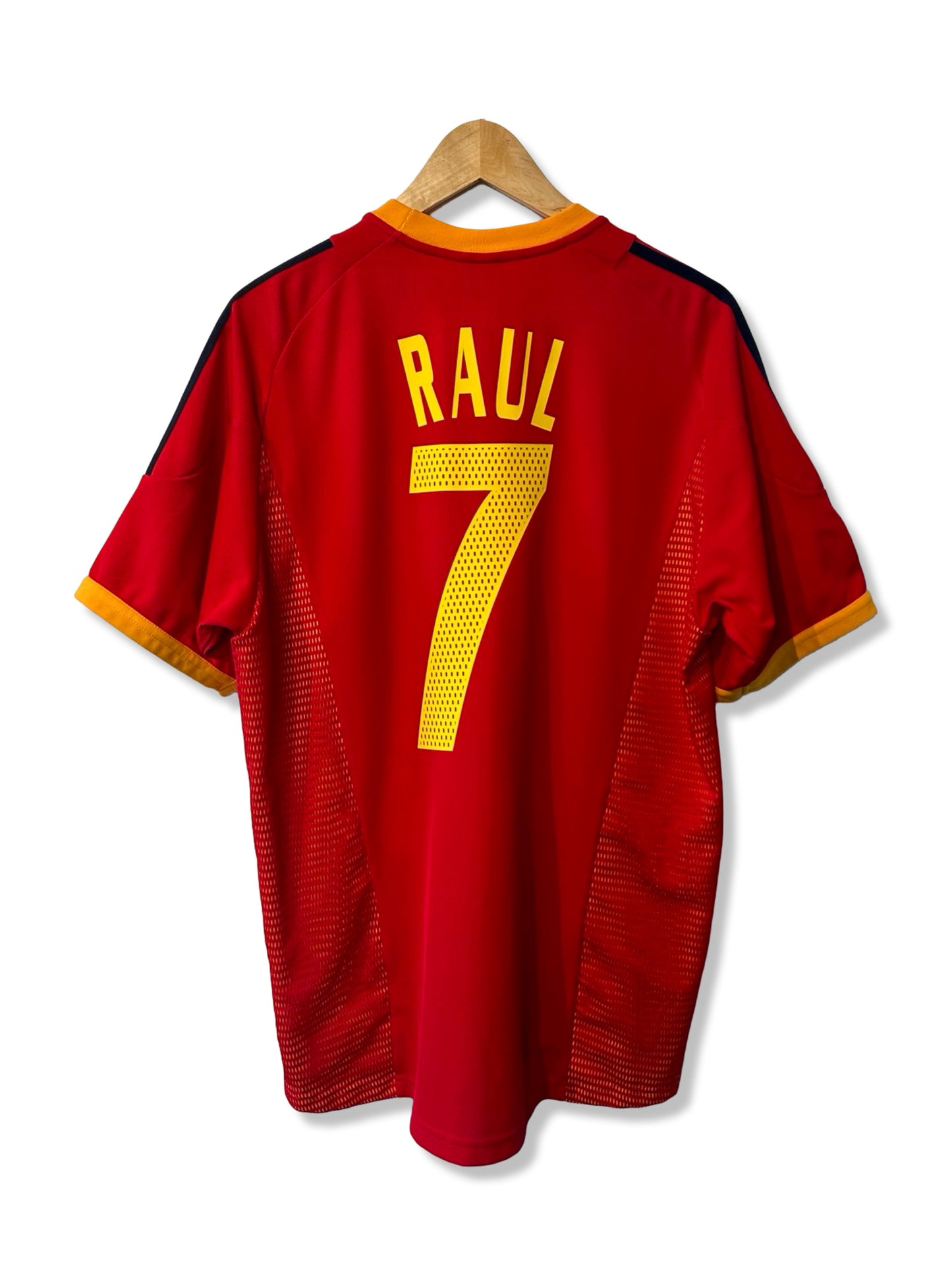 Spain 2002-04 Home Shirt, Raul #7 - M