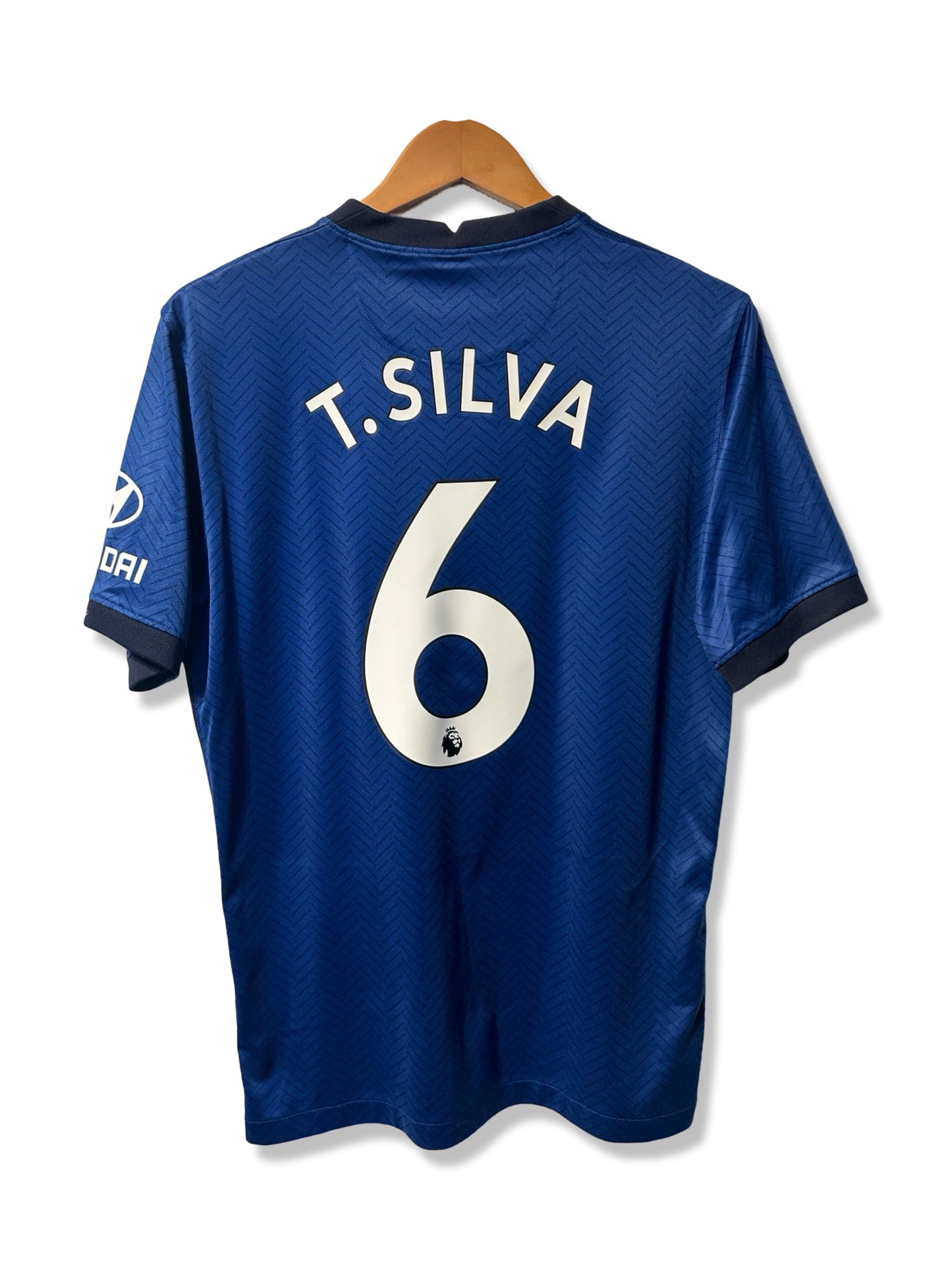 Chelsea FC 2020-21 Home Shirt, #6 Thiago Silva - M