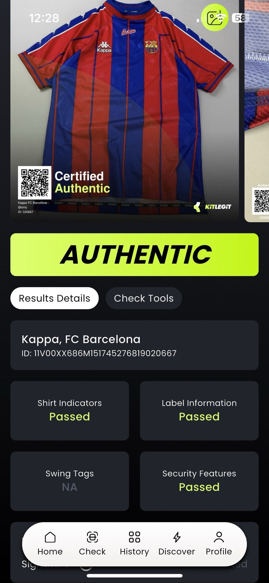 Barcelona 1997-98 Home Shirt, Rivaldo #11 - XL
