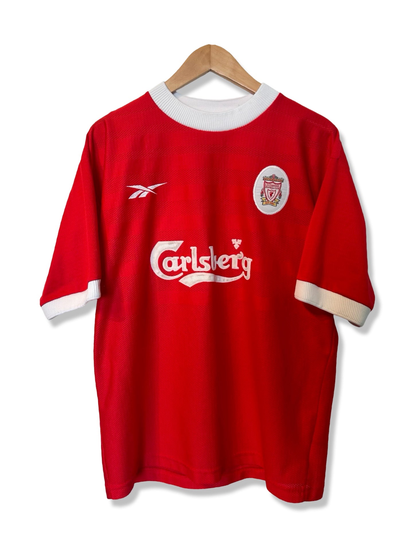 Liverpool FC 1998-2000 Home Shirt #28, Steven Gerrard - L