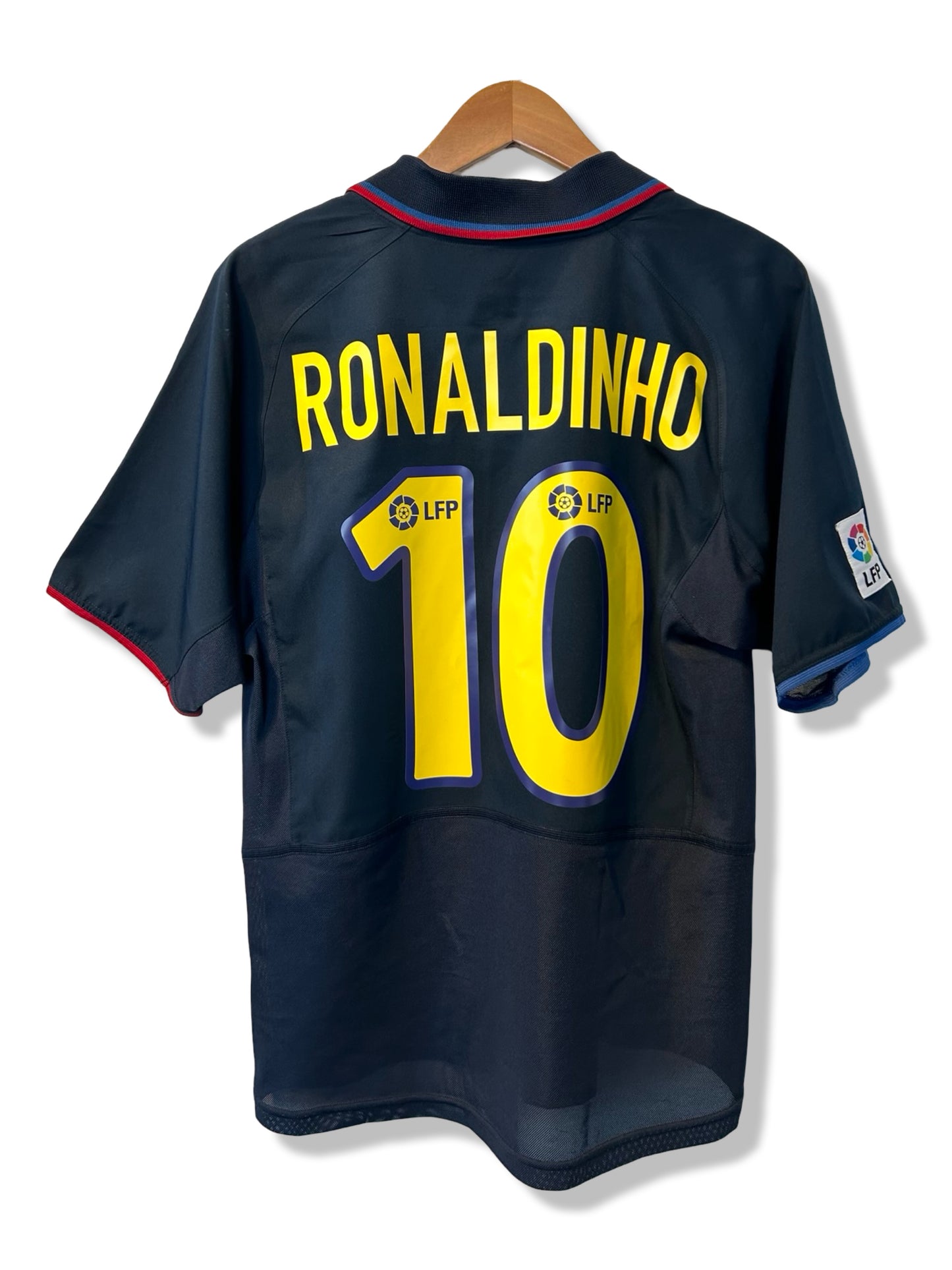FC Barcelona 2002-03 Away Shirt, #10 Ronaldinho - S