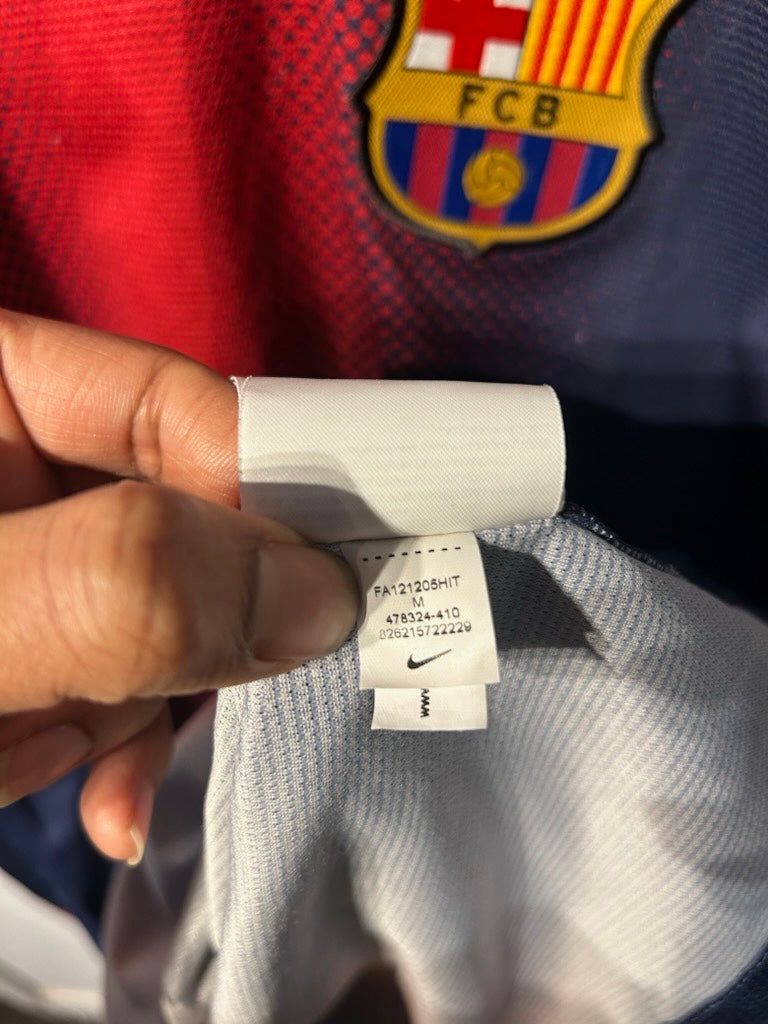 FC Barcelona 2012-13 Home Shirt, #10 Lionel Messi (L/S) - M