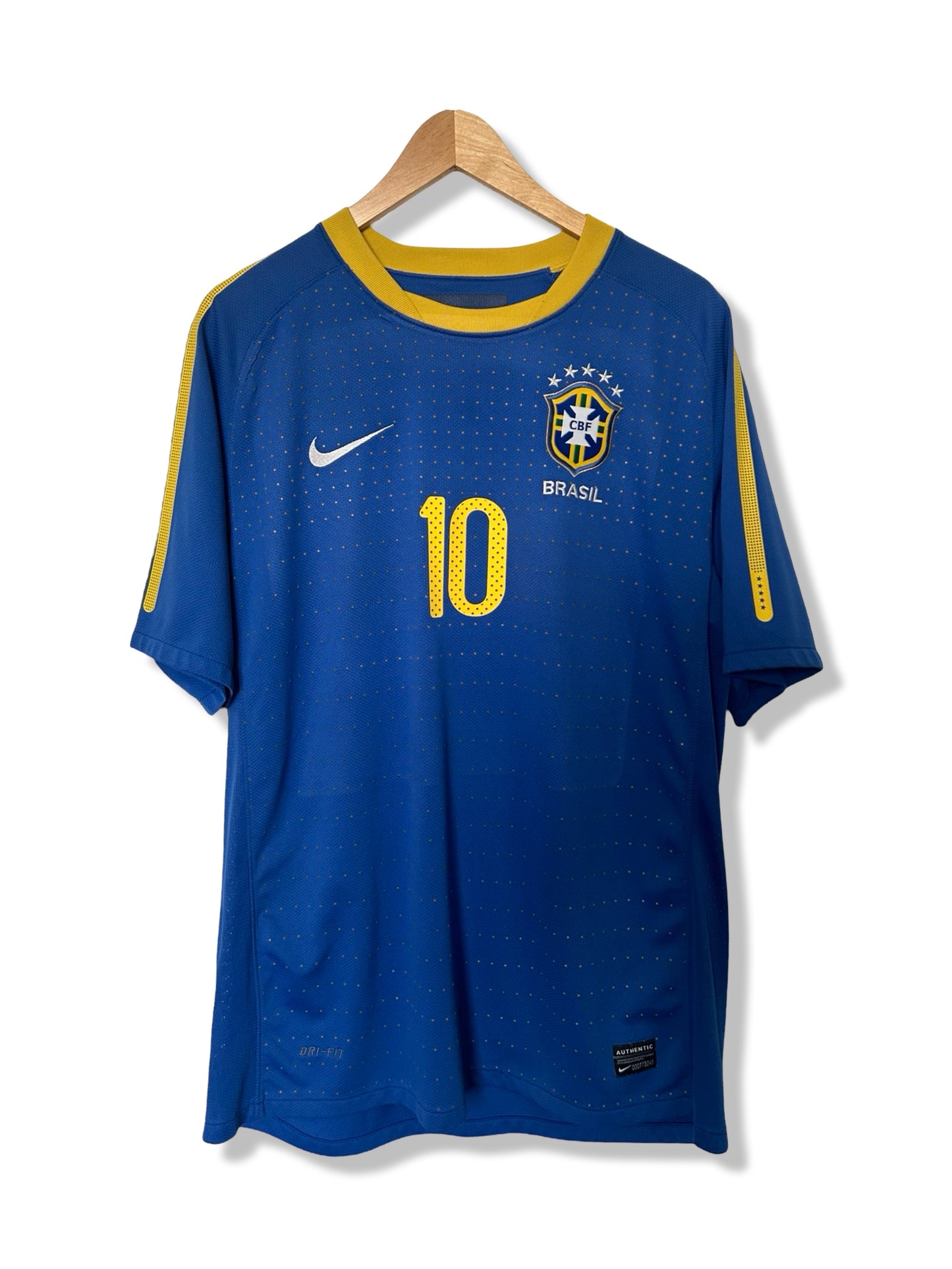 Brazil National Team 2010 Away Shirt, #10 Kaka - L