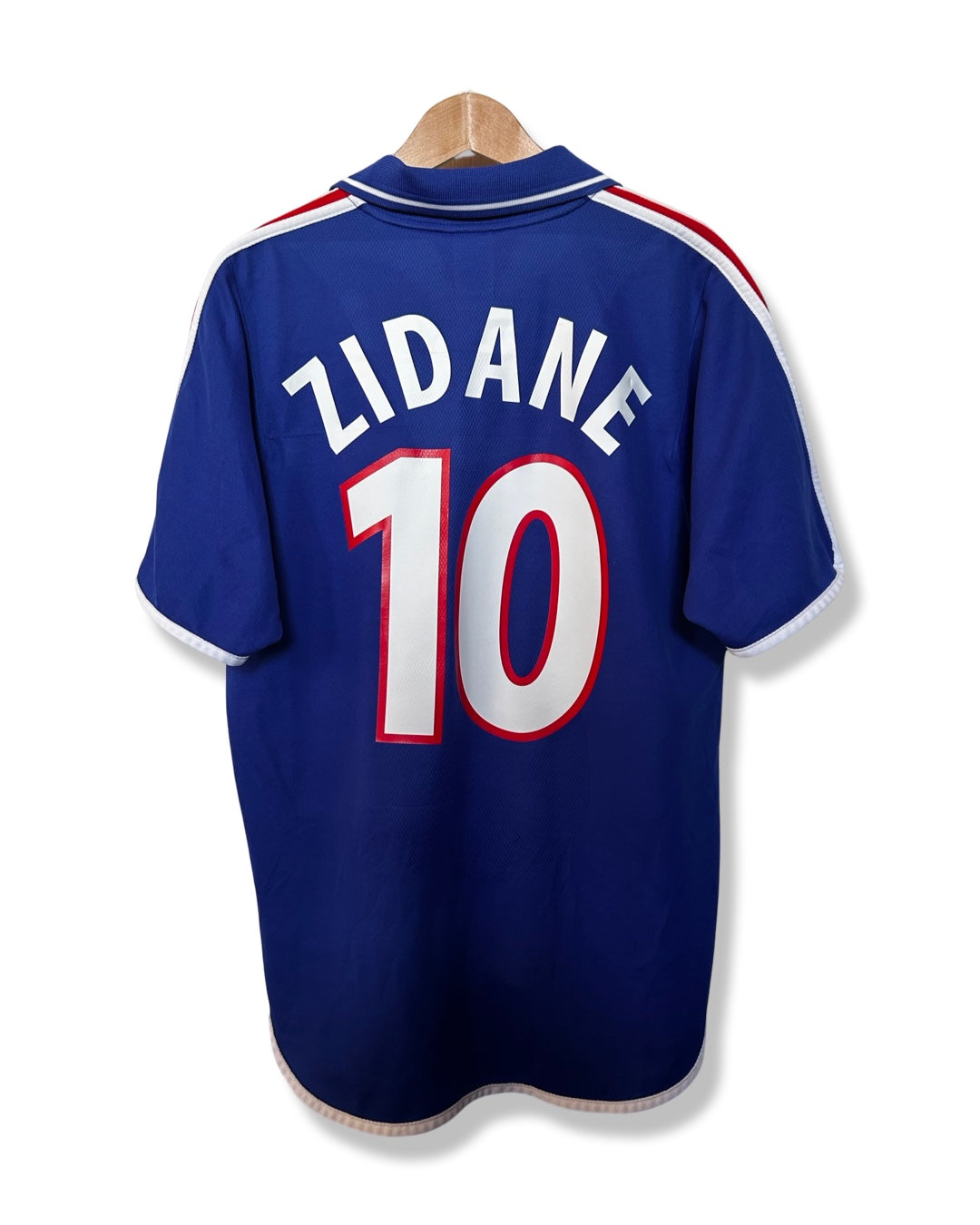 France National Team 2000 Home Shirt, #10 Zinedine Zidane - M