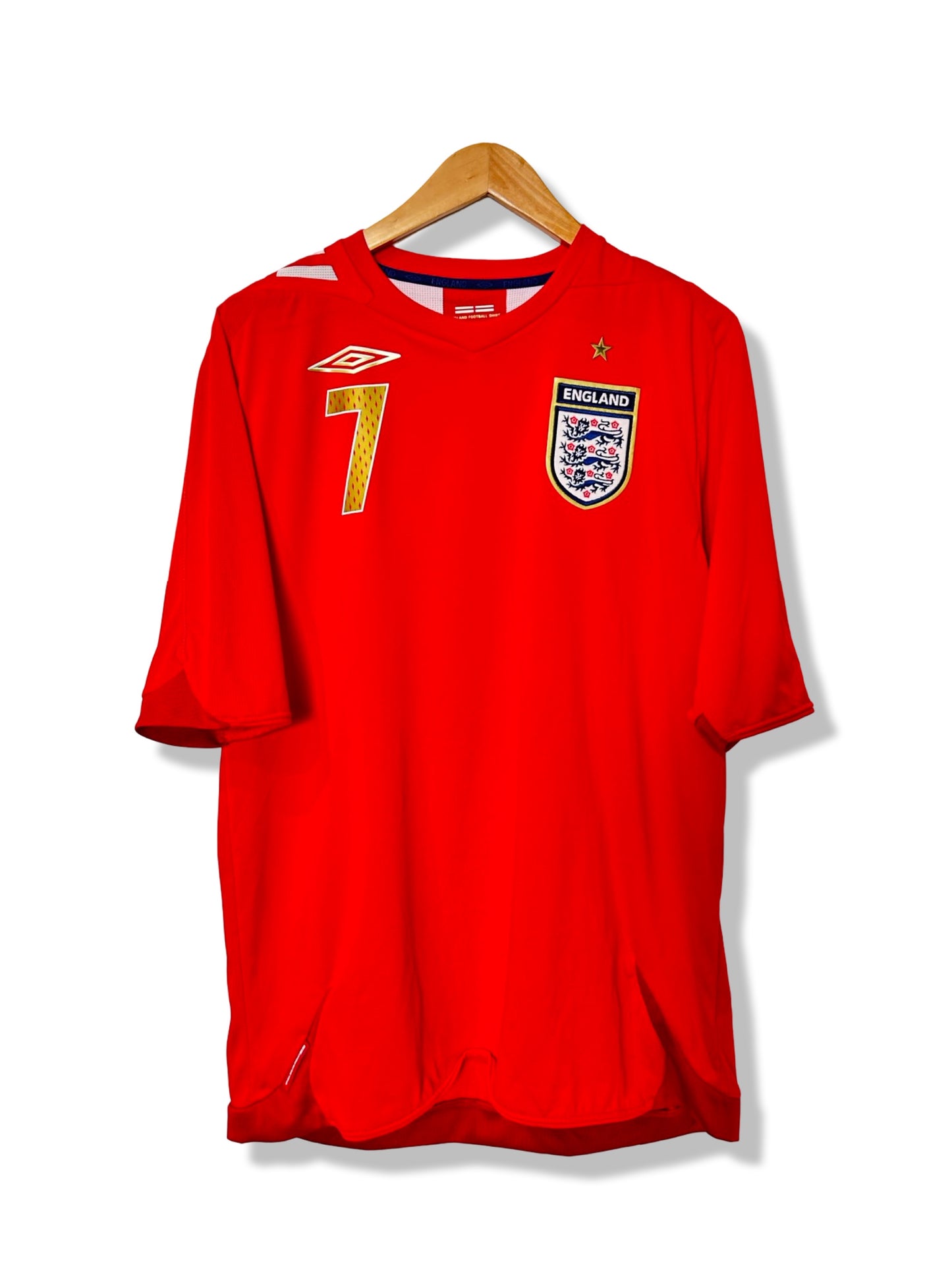 England 2006-08 Away Shirt - Beckham #7 - L