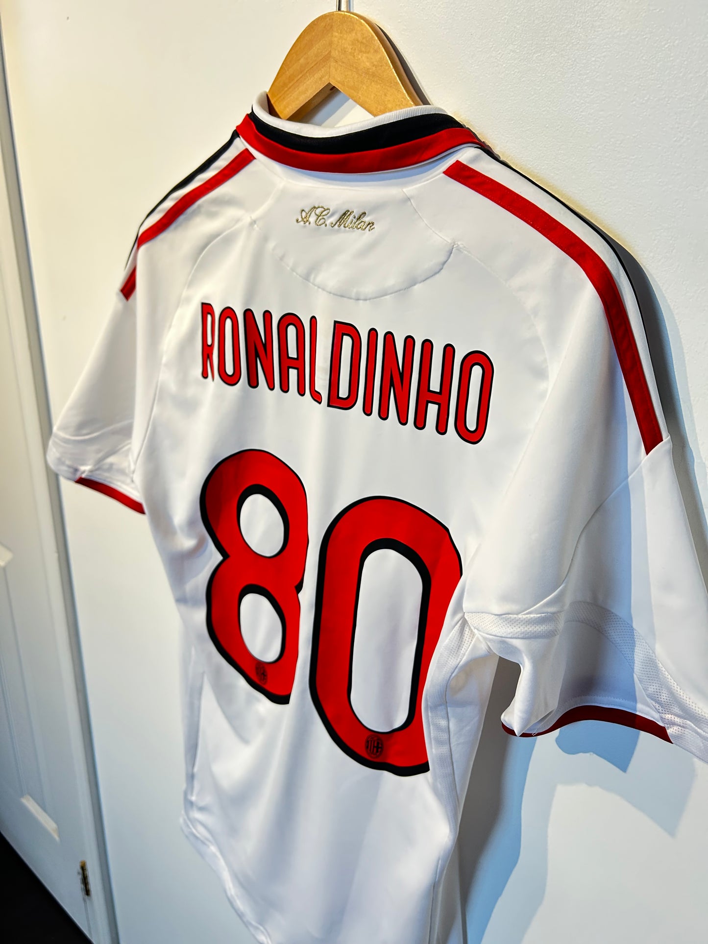 AC Milan 2009-10 Away Shirt - Ronaldinho #80 - S