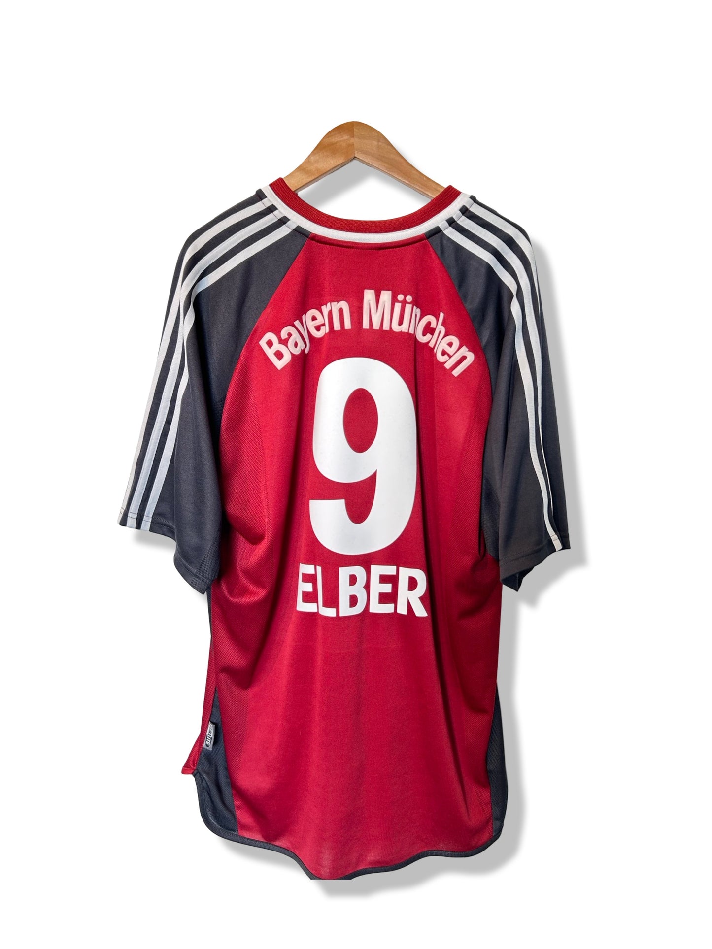 Bayern Munich 2001-02 Home Shirt - Elber #9 - XL