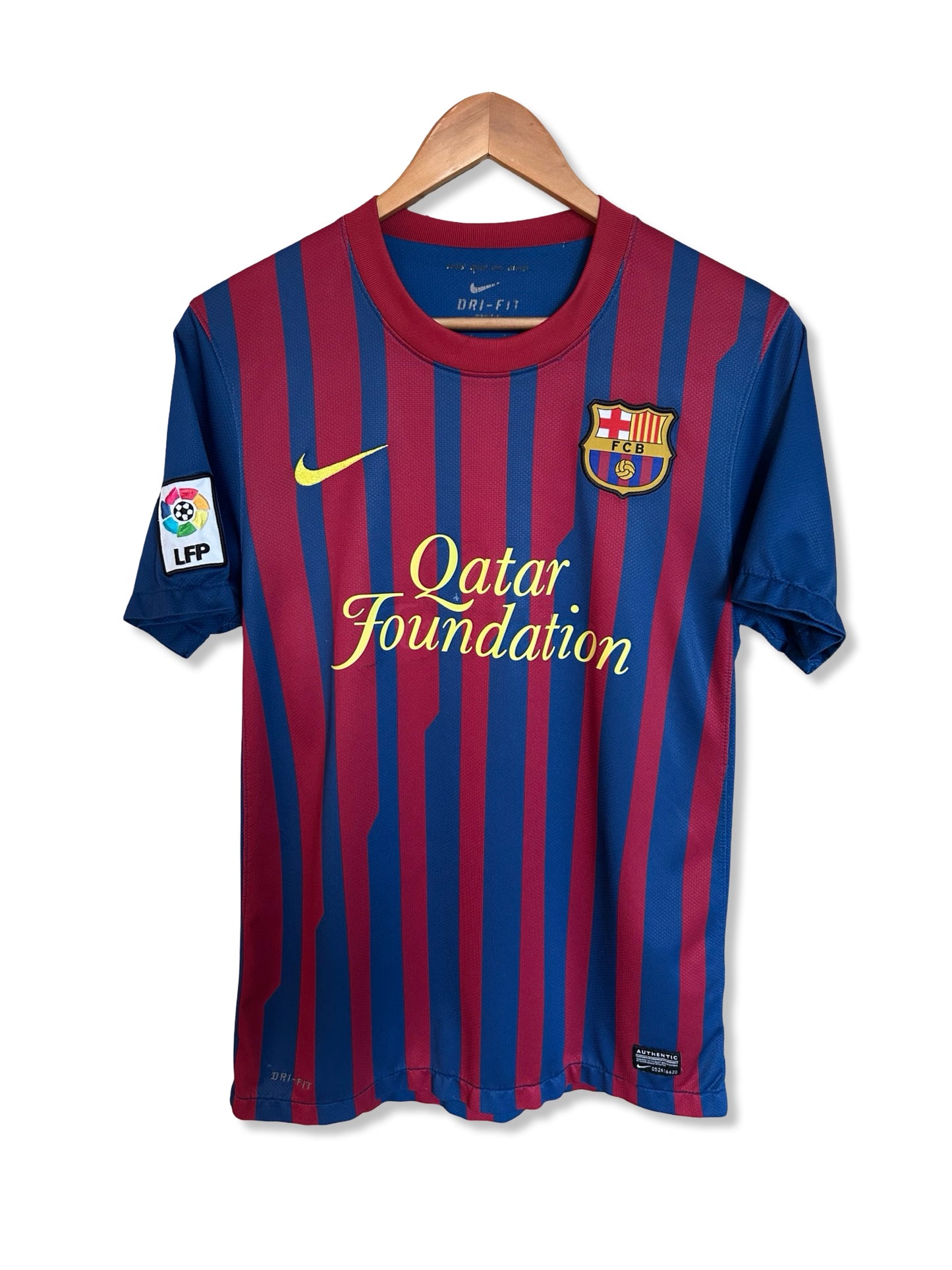 Barcelona 2011-12 Home Shirt - Xavi #6 - S
