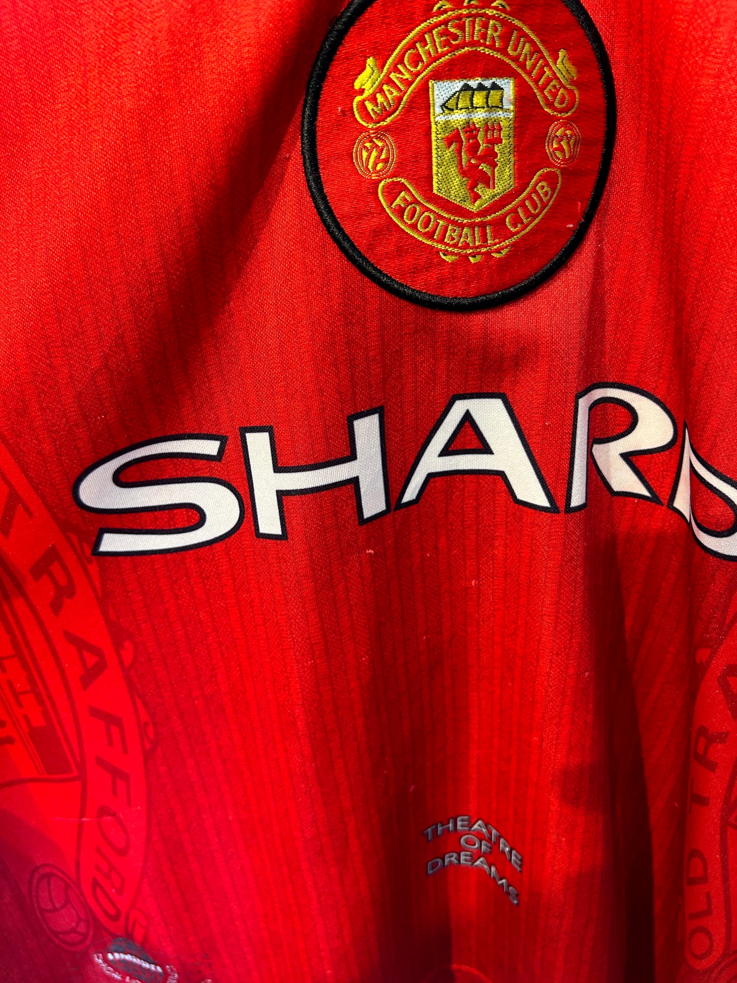 Manchester United 1996-98 Home Shirt - Keane #16 - M