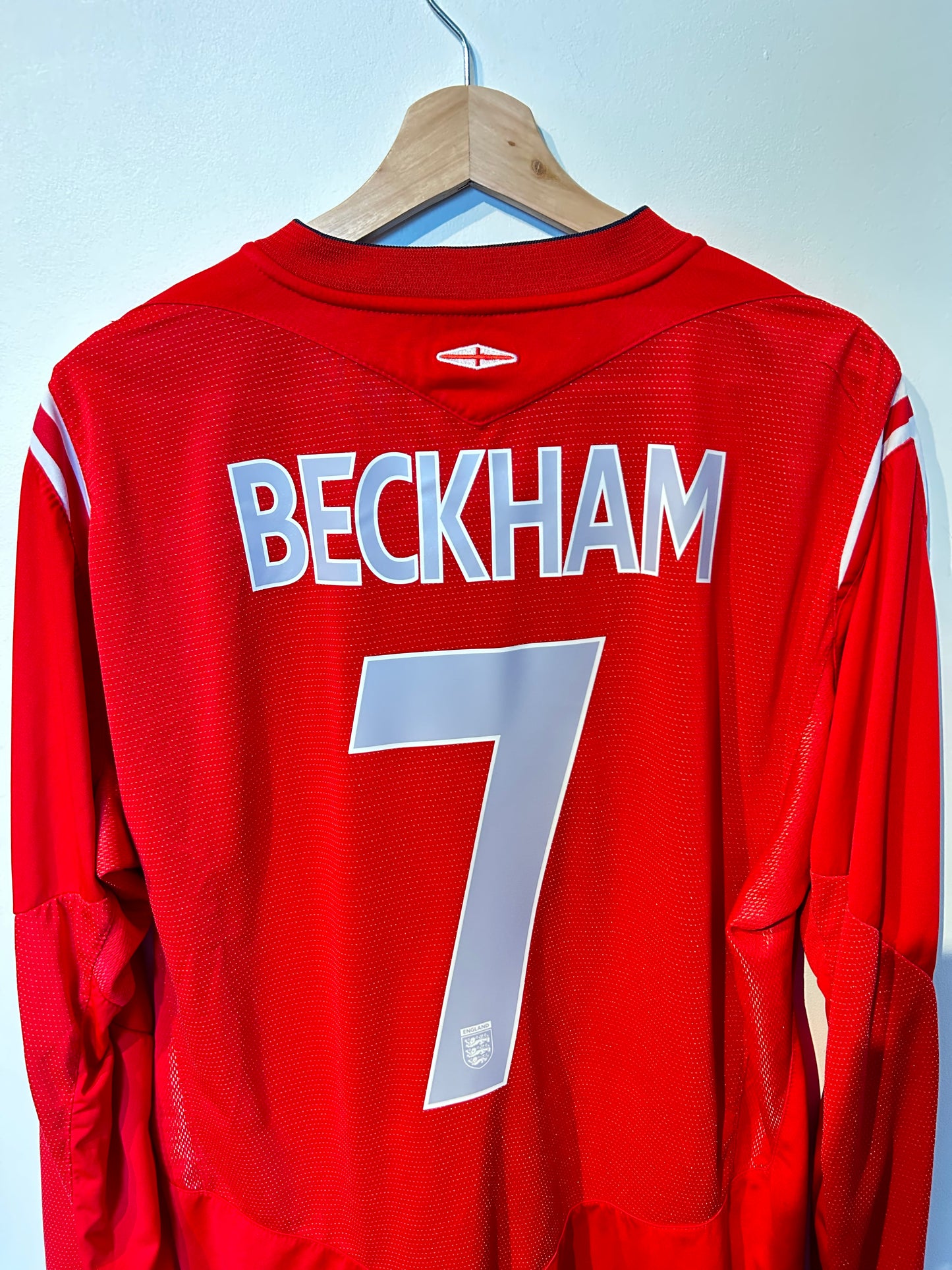England 2004-06 Away Shirt L/S - Beckham #7 - XL