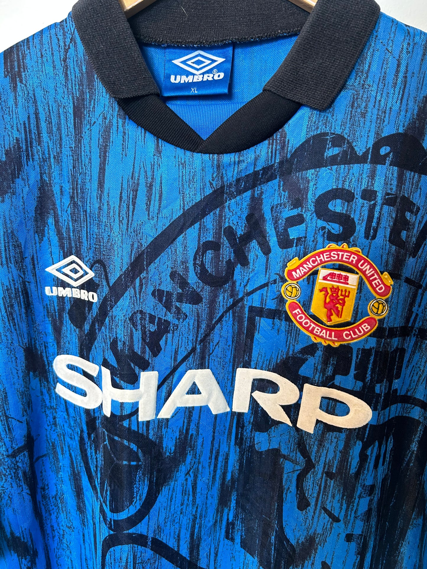 Manchester United 1992-93 Away Shirt - Cantona #7 - XL