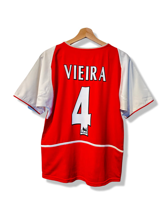 Arsenal 2002-04 Home Shirt - Vieira #4 - S