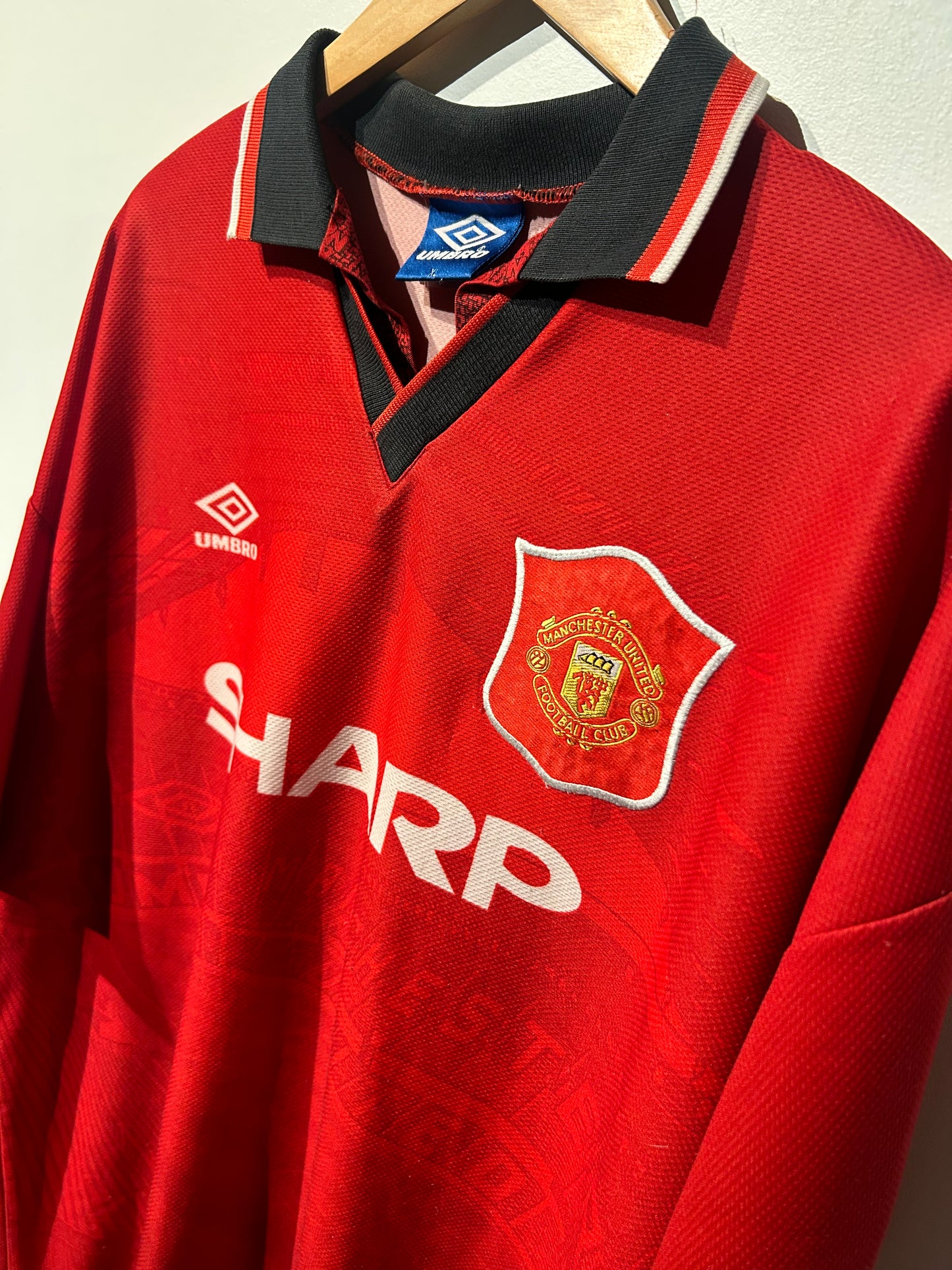 Manchester United 1994-96 Home Shirt - Beckham #24 - XL