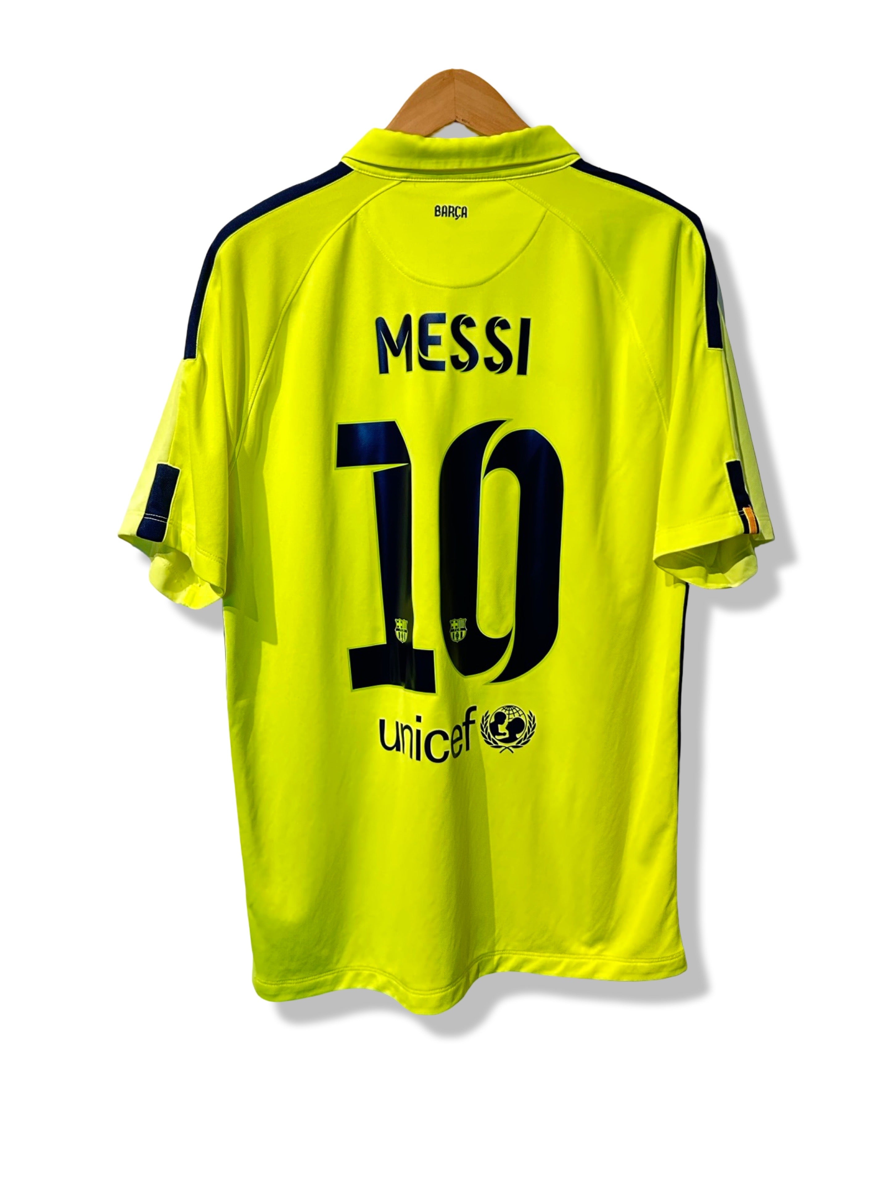 Barcelona 2014-15 Third Shirt - Messi #10 - L – Football Heaven