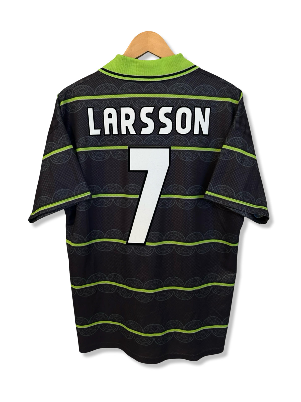 Celtic 1999-00 Away Shirt - Larsson #7 - L