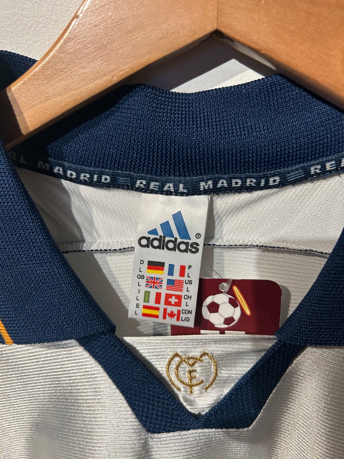 Real Madrid 1999-00 Home Shirt - Raul #7 - L
