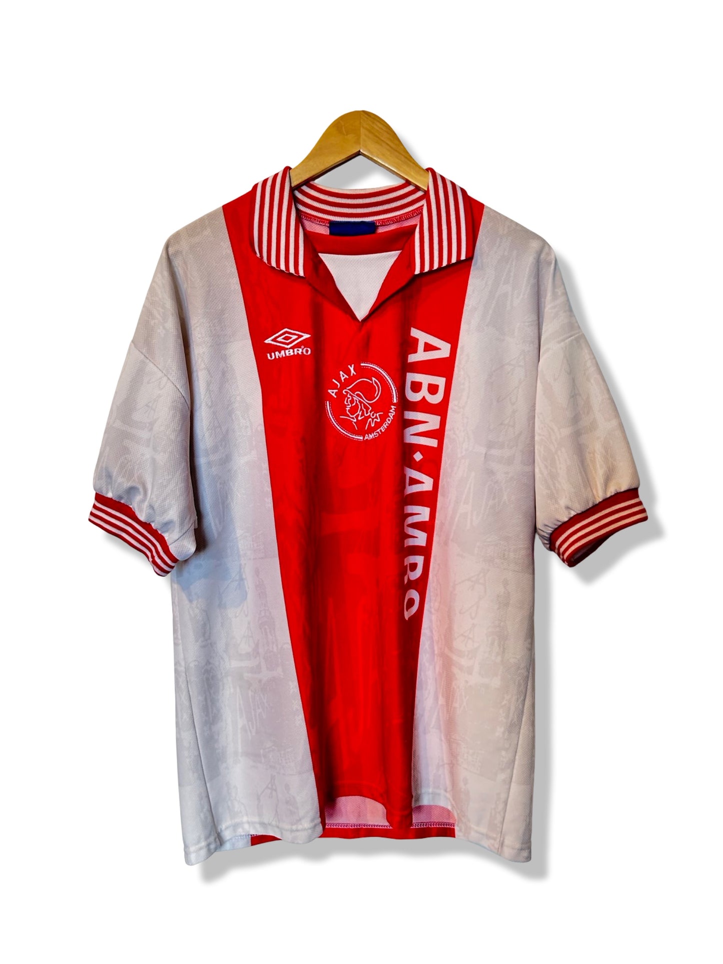 Ajax 1996-97 Home Shirt -  Kluivert #9 - L