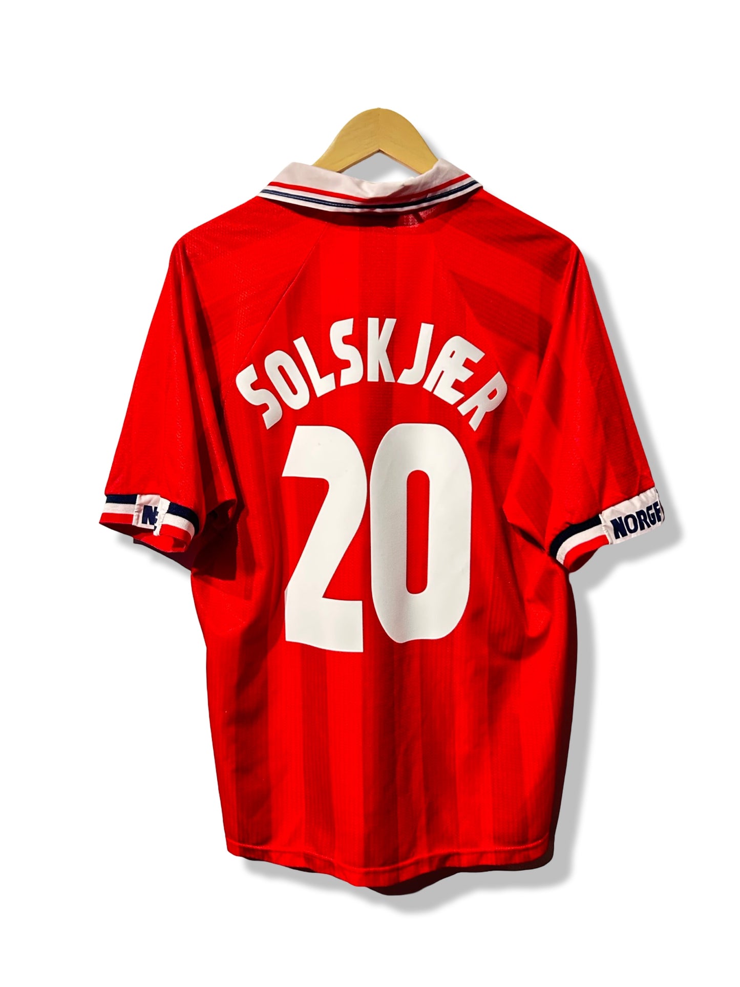 Norway 1998-00 Home Shirt - Solskjaer #20 - L