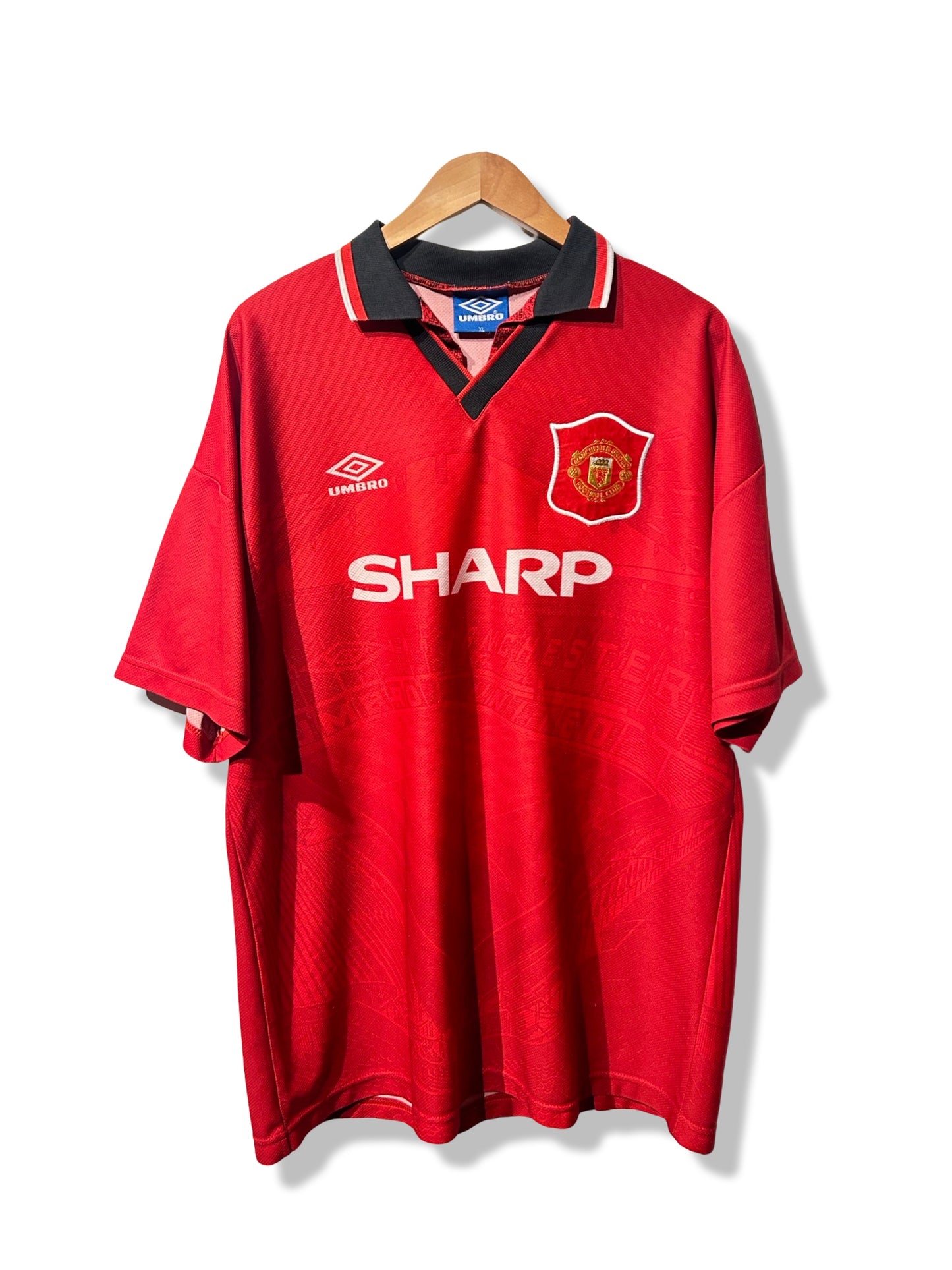 Manchester United 1994-96 Home Shirt - Beckham #24 - XL