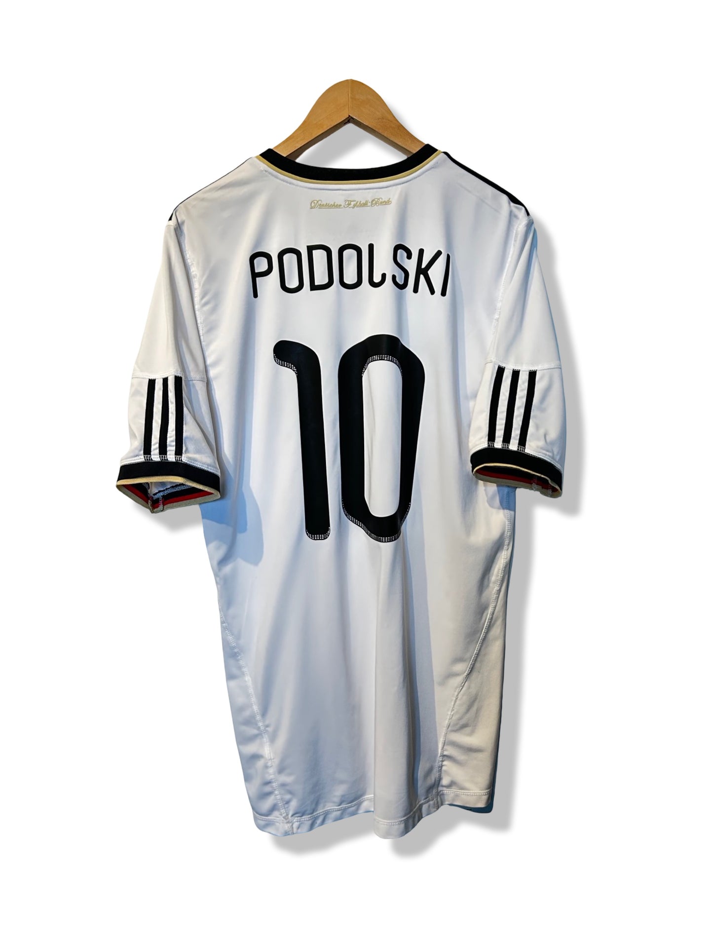 Germany 2010-11 Home Shirt - Podolski #10 - L