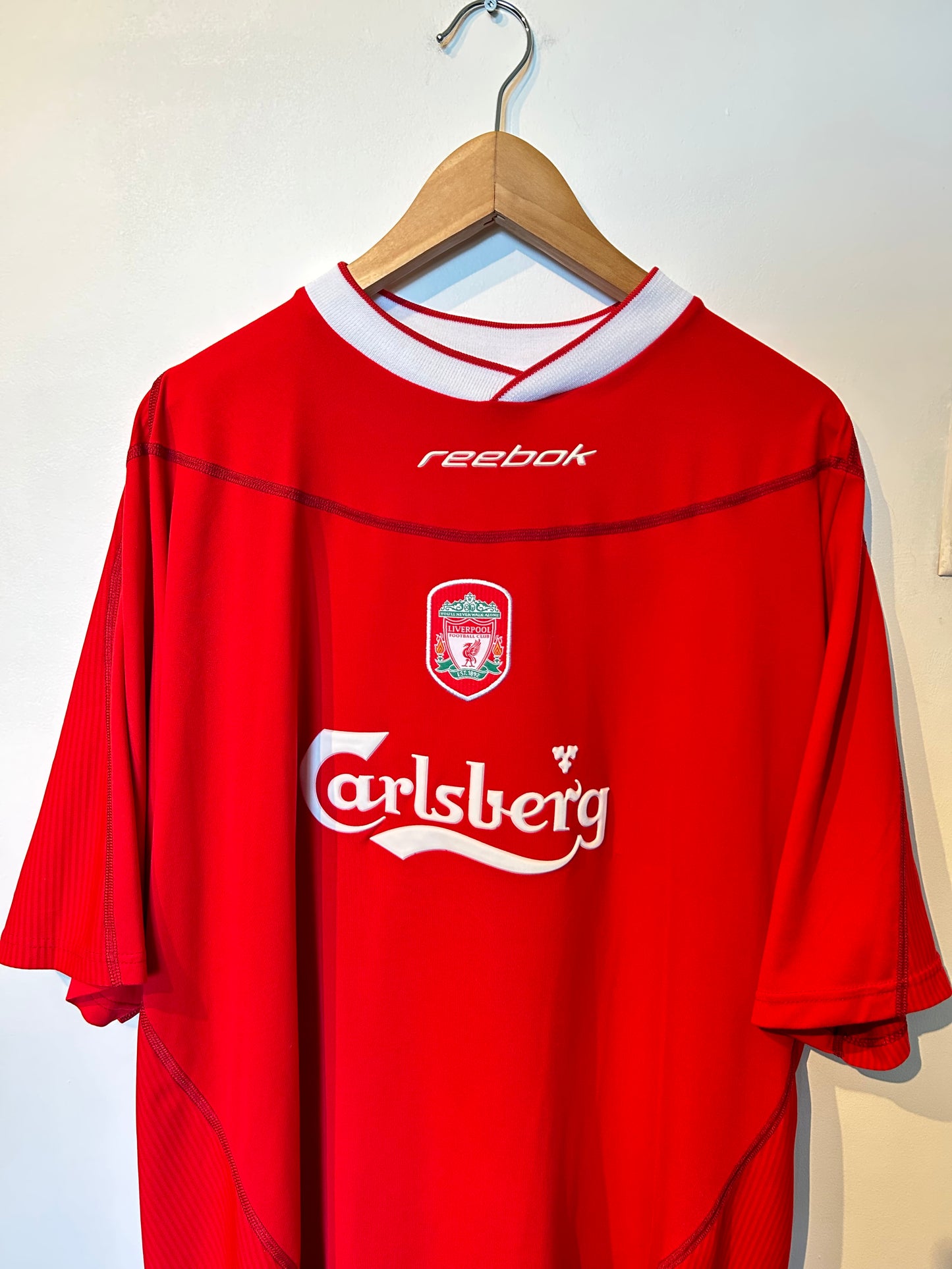 Liverpool 2003-04 Home Shirt - Gerrard #17 - XL