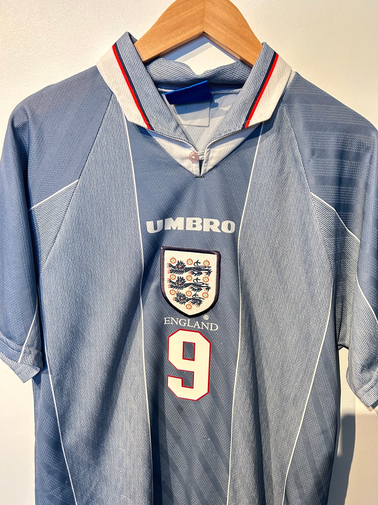 England 1996-97 Away Shirt - Shearer #9 - M