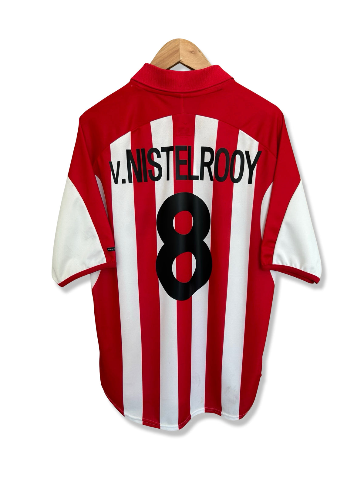 PSV Eindhoven 2000-02 Home Shirt - V. Nistelrooy #8 - L