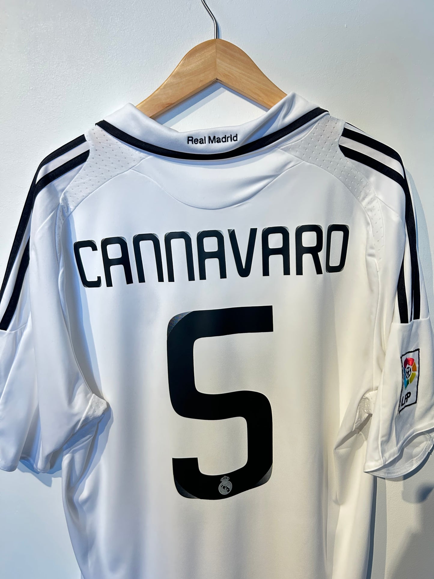 Real Madrid 2008-09 Home Shirt - Cannavaro #5 - XL